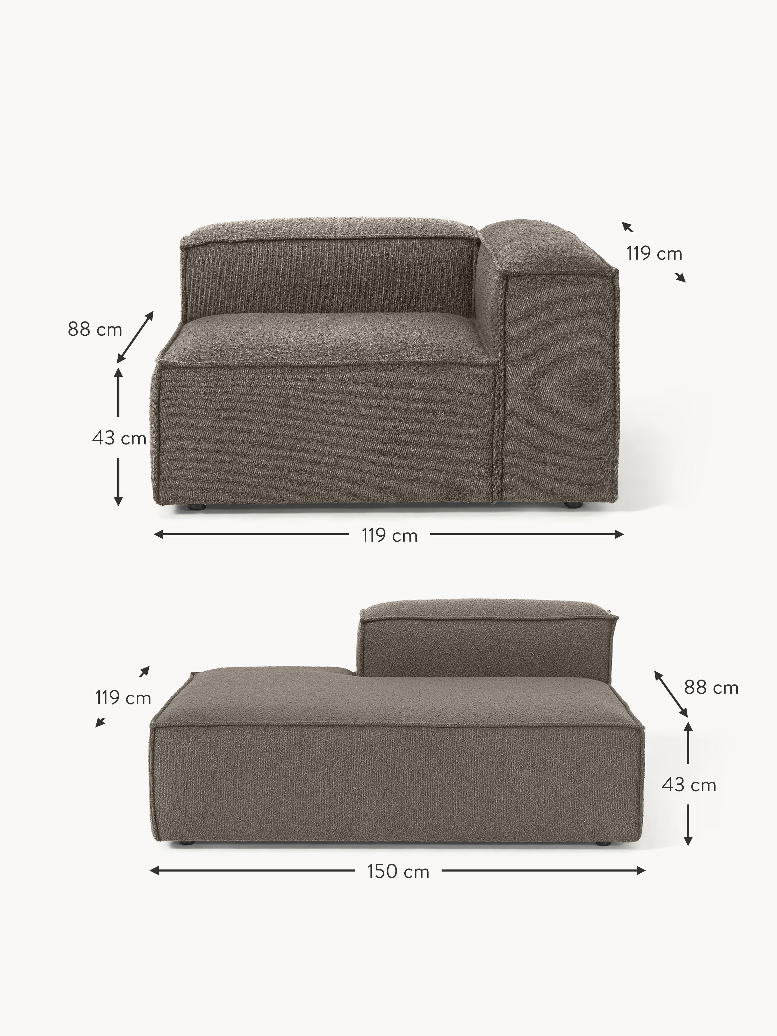 Lennon Bouclé Modular Ottoman