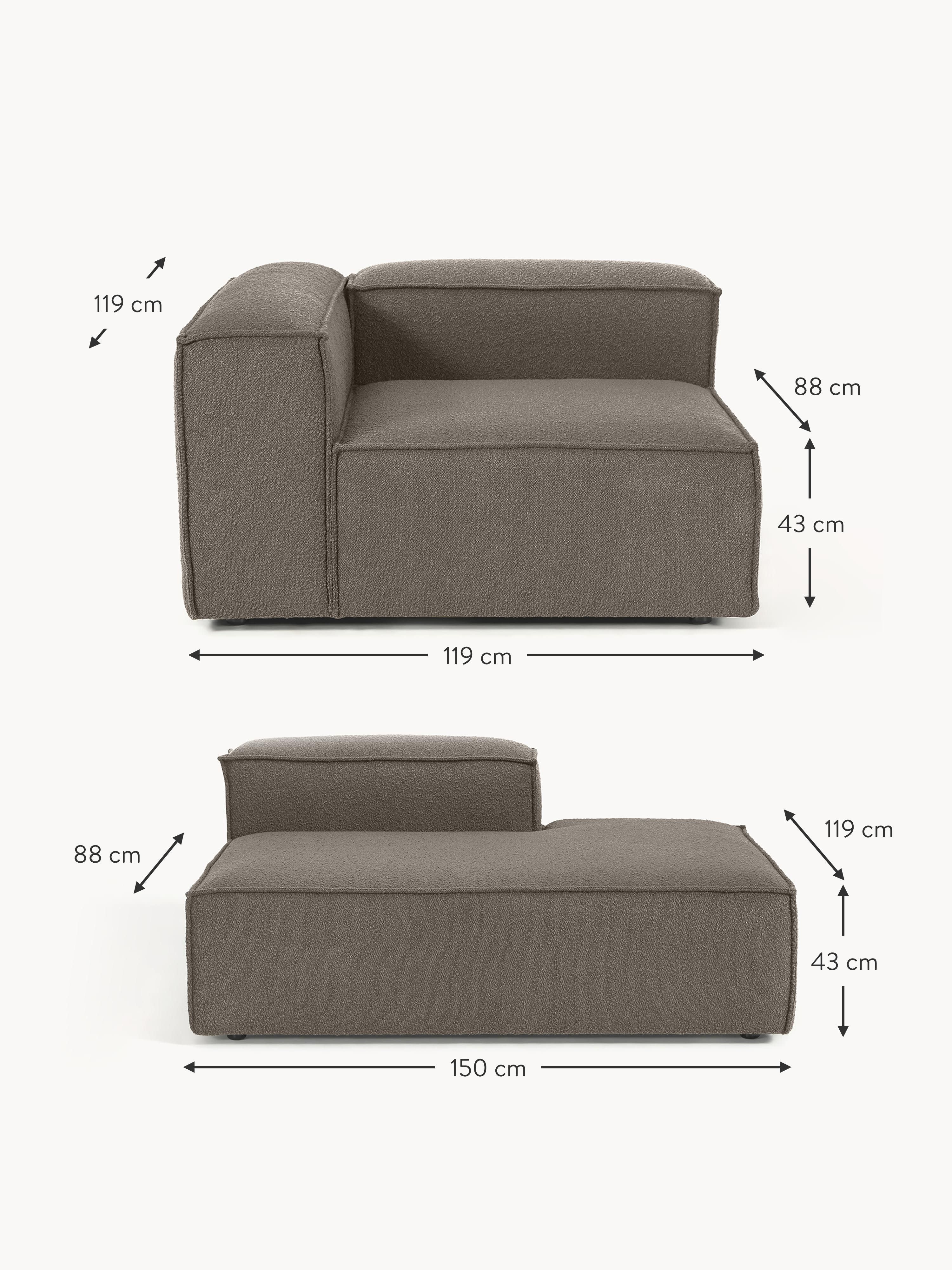 Lennon Bouclé Modular Ottoman