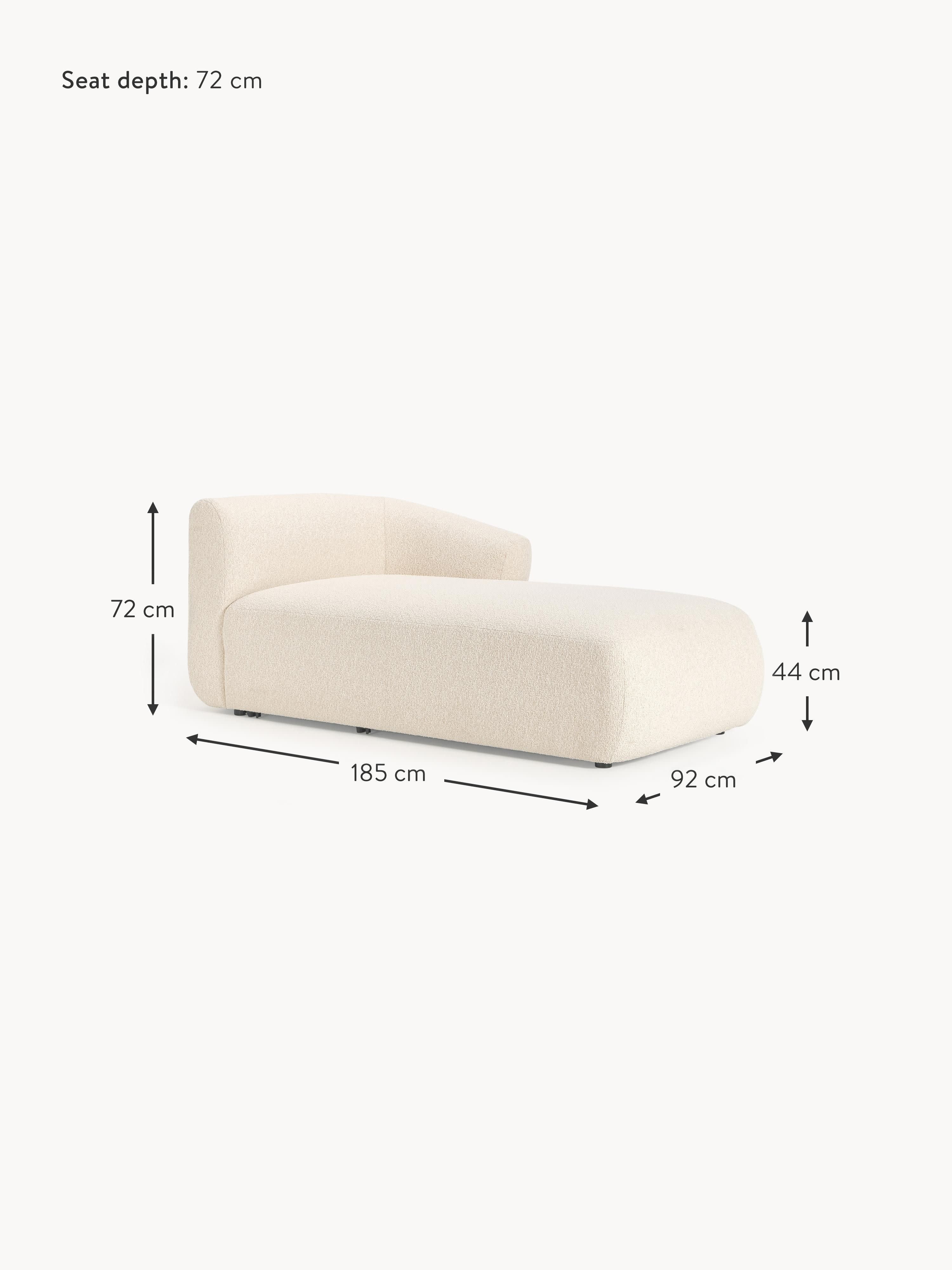 Sofia Bouclé Corner Chaise Module