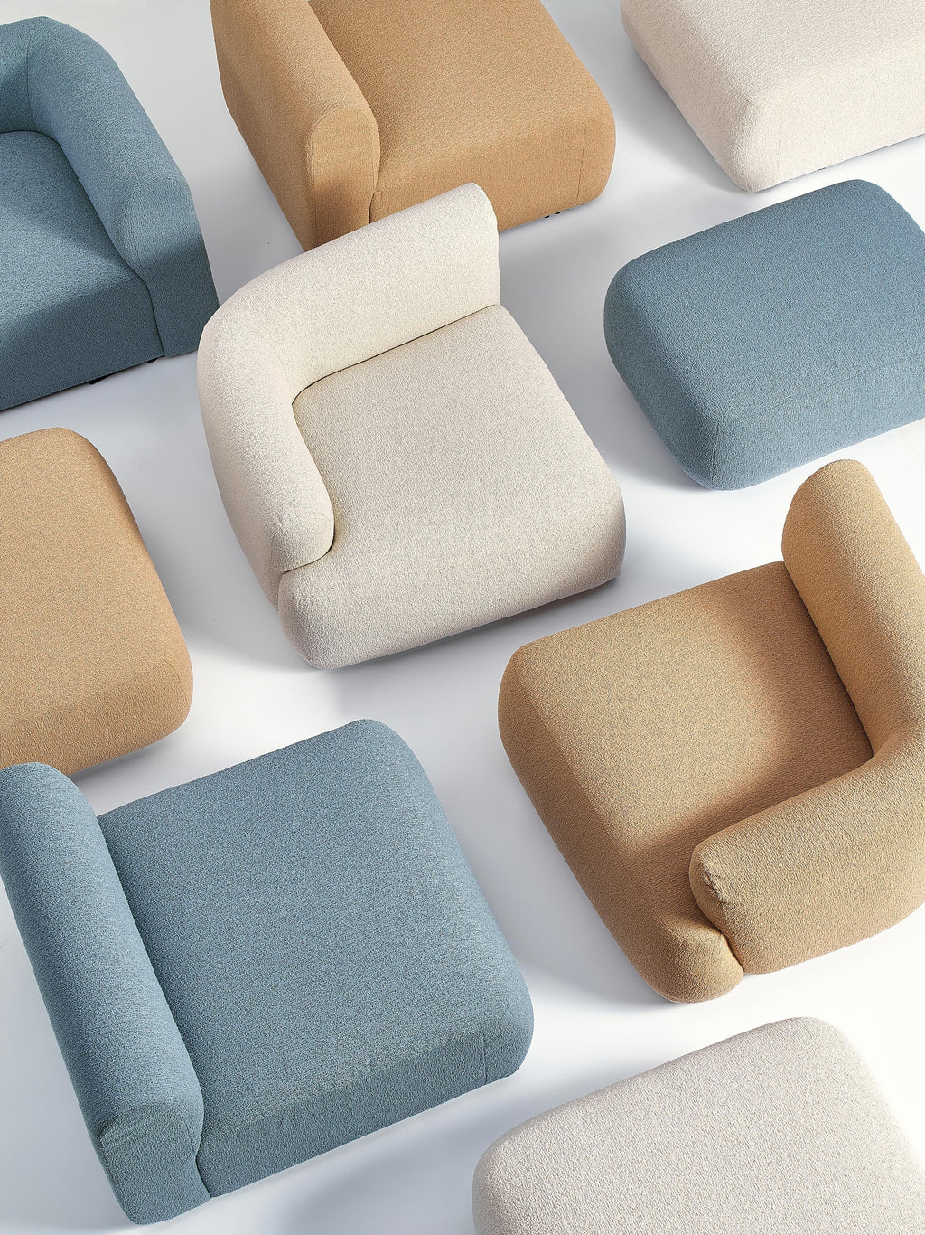 Sofia Bouclé Corner Chaise Module