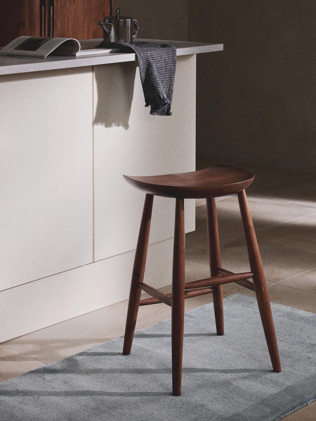 Nino Mango Wood Counter Stool