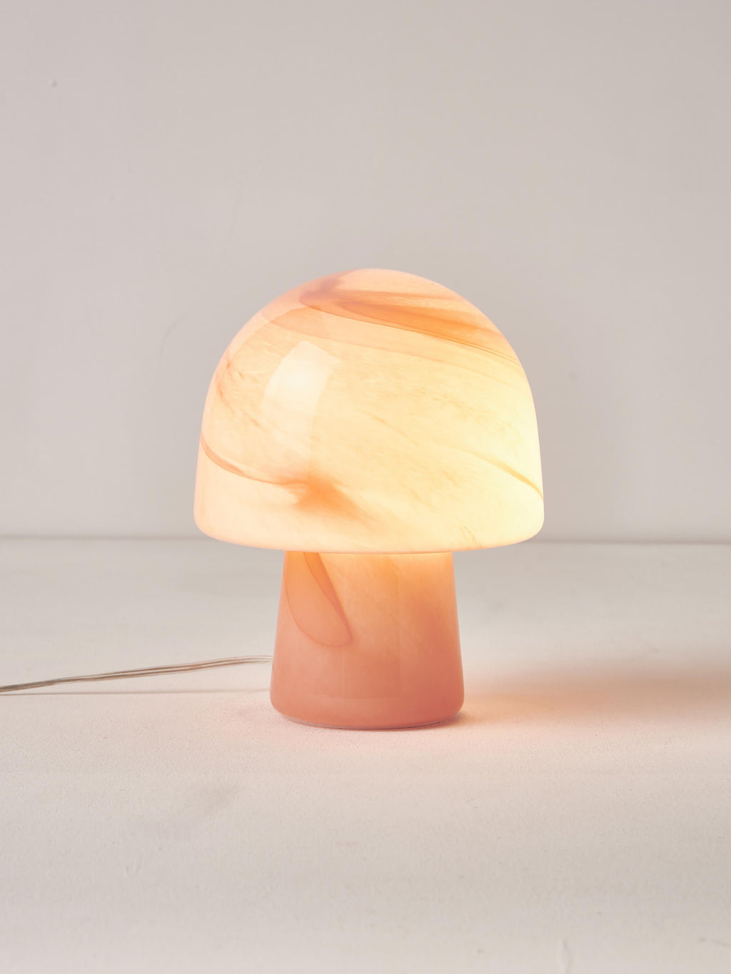 Talia Small Marble Effect Table Lamp