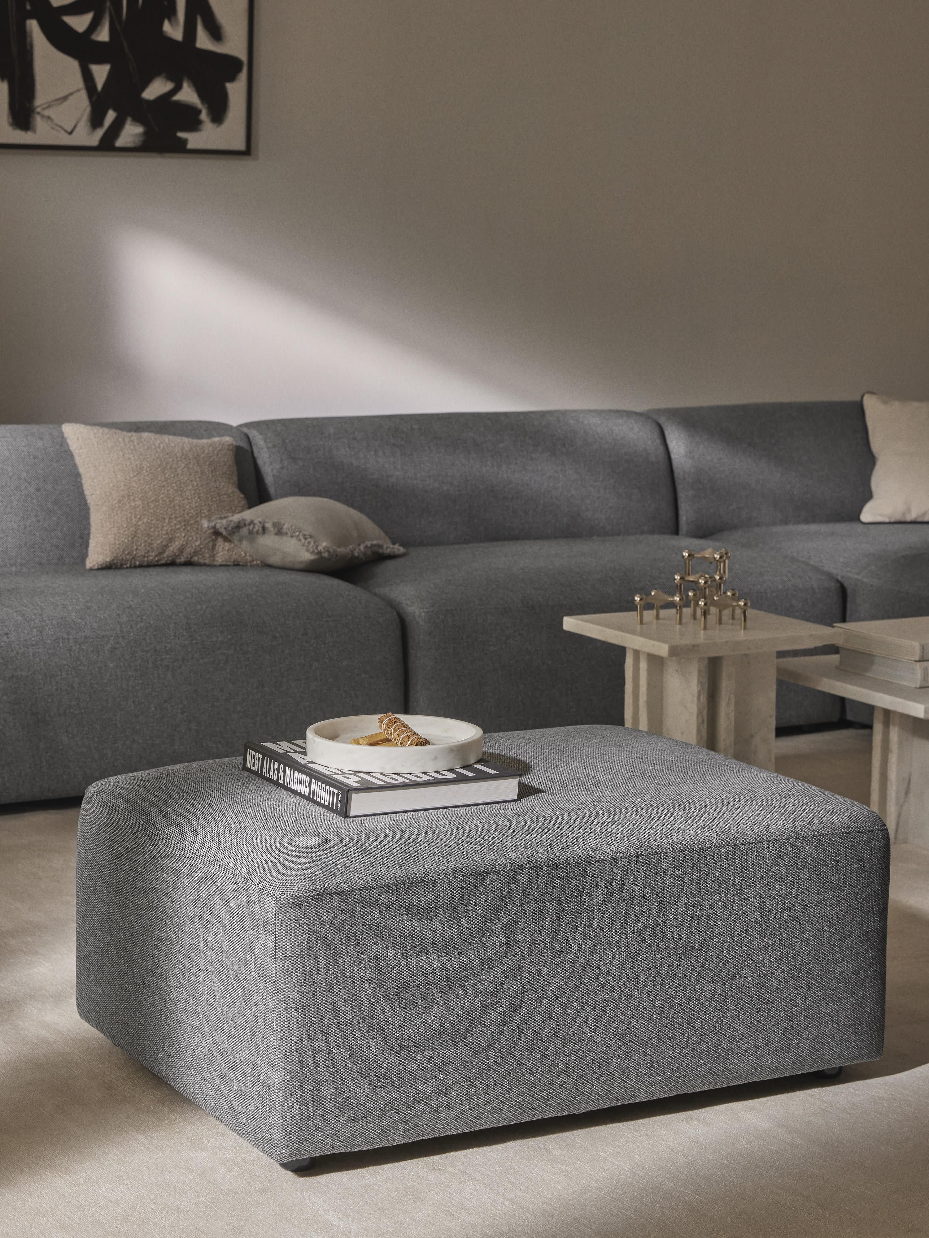 Melva Ottoman, W 99 x D 72 cm