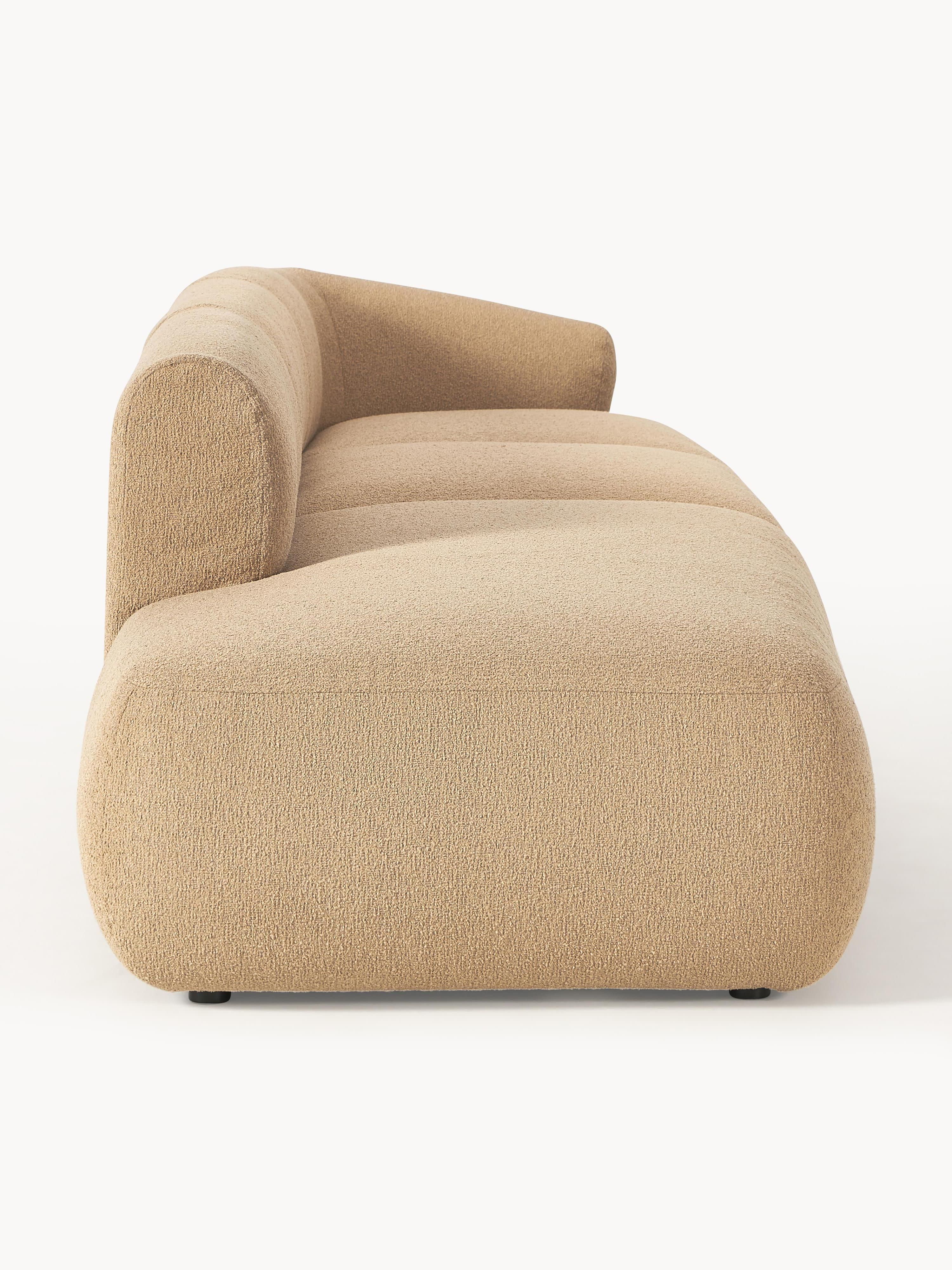 Sofia Modular Bouclé Chaise (4-seater)