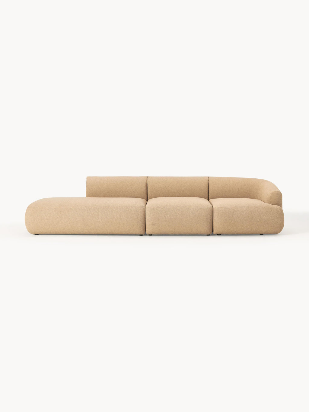 Gallery image 1 - Modular Bouclé Chaise Sofia (4-seater)
