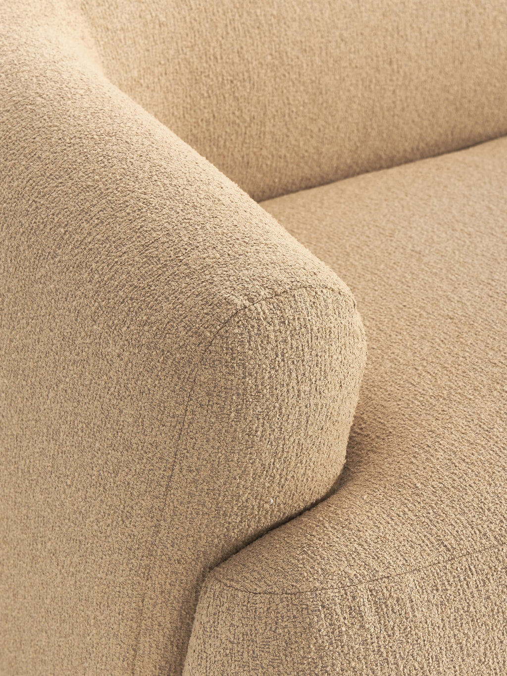 Sofia Modular Bouclé Chaise (4-seater)