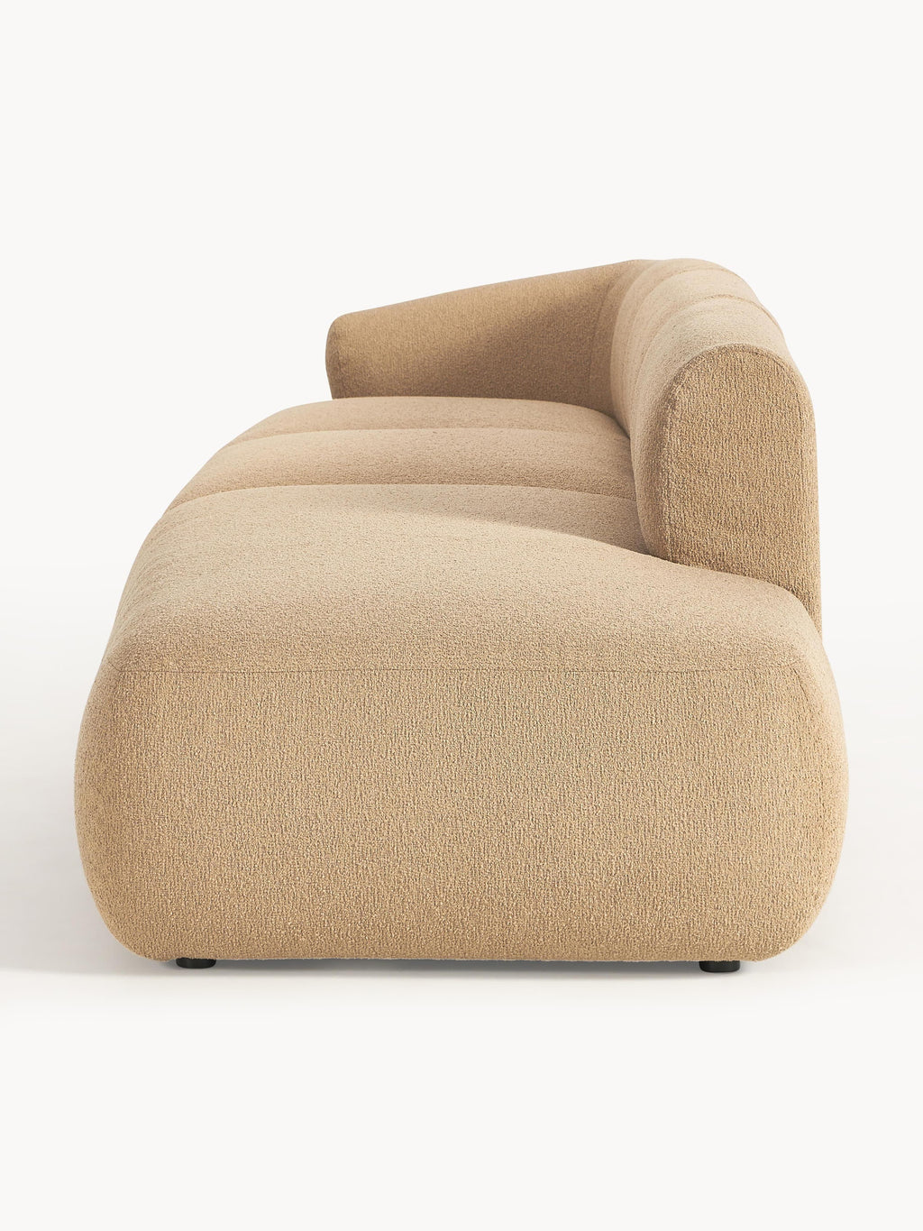 Sofia Modular Bouclé Chaise (4-seater)