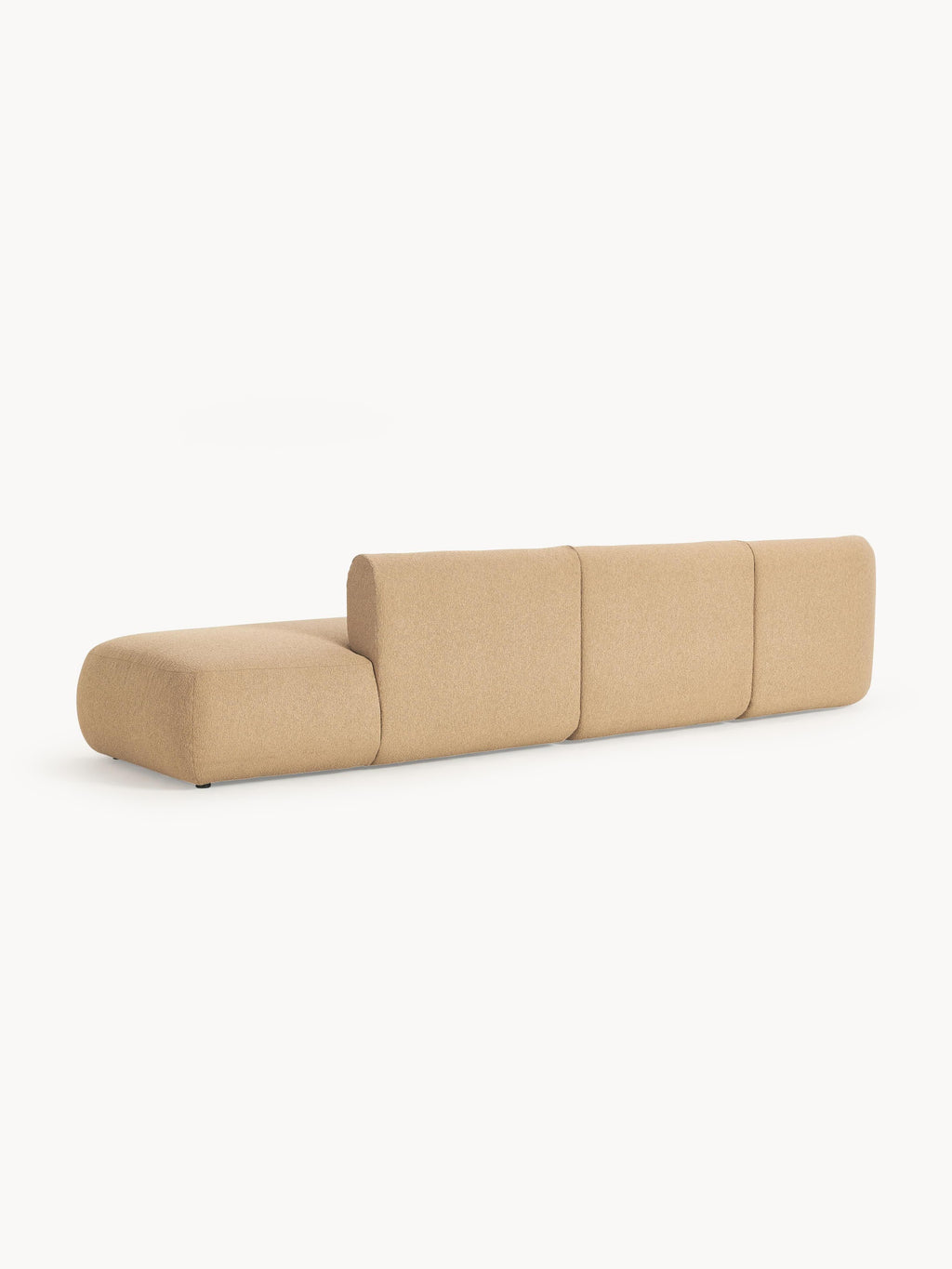 Sofia Modular Bouclé Chaise (4-seater)