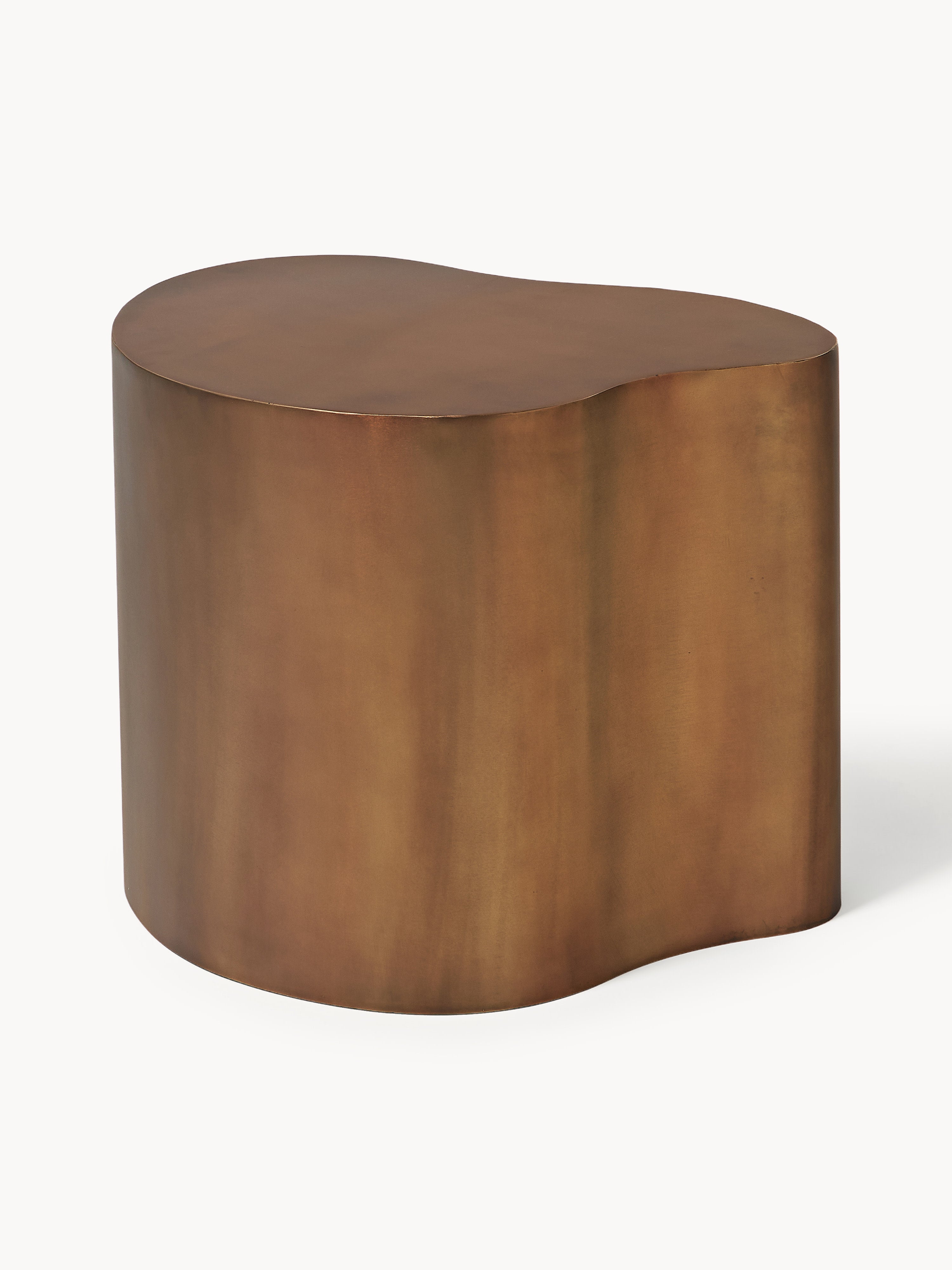 Dale Metal Side Table in Organic Shape