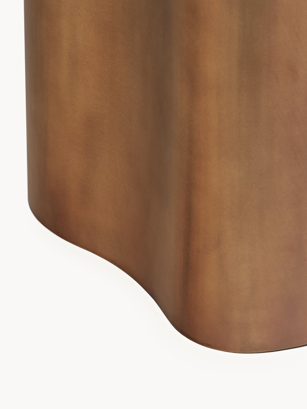 Dale Metal Side Table in Organic Shape
