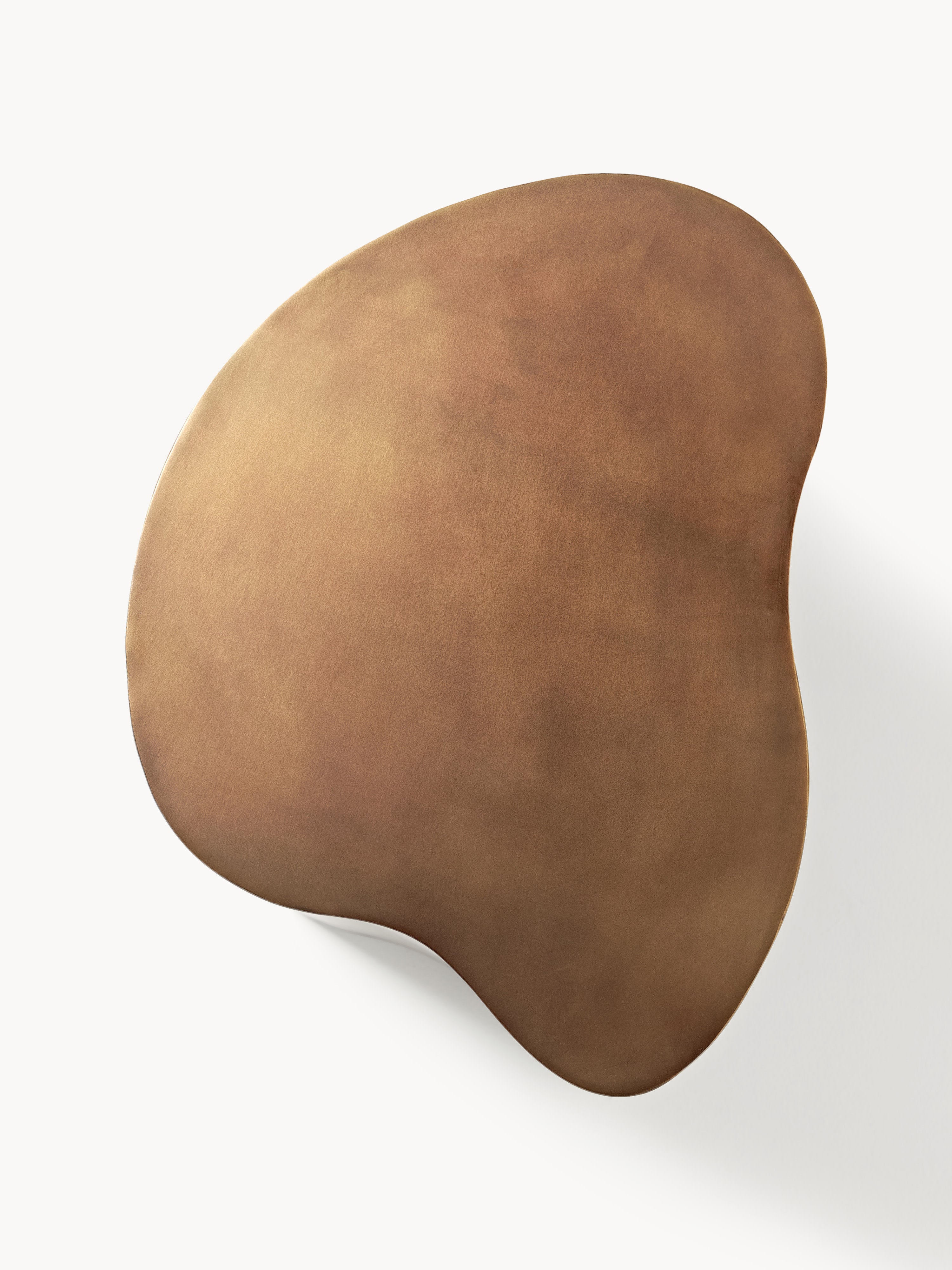 Dale Metal Side Table in Organic Shape