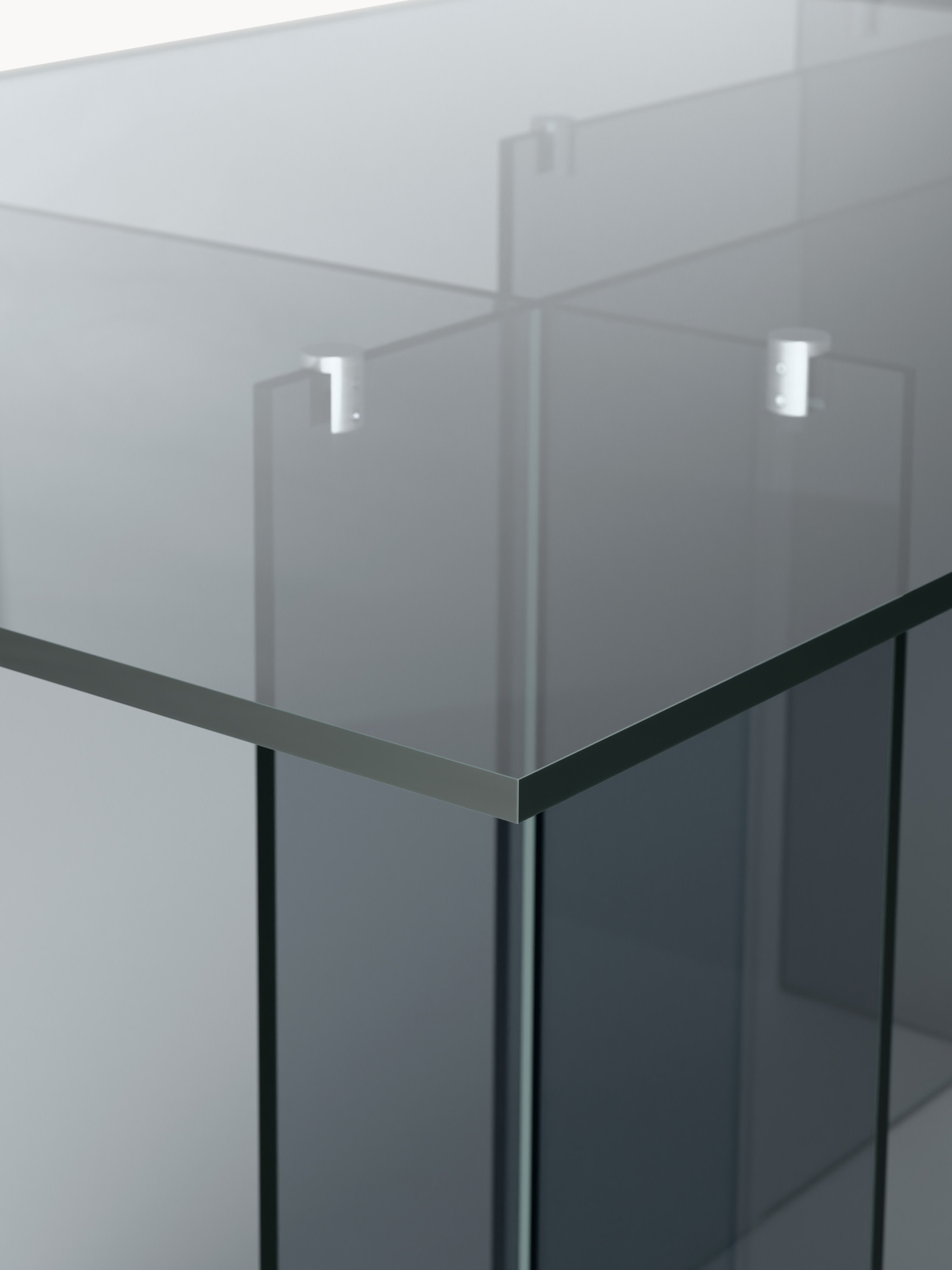 Anouk Glass Dining Table, 180 X 90 cm