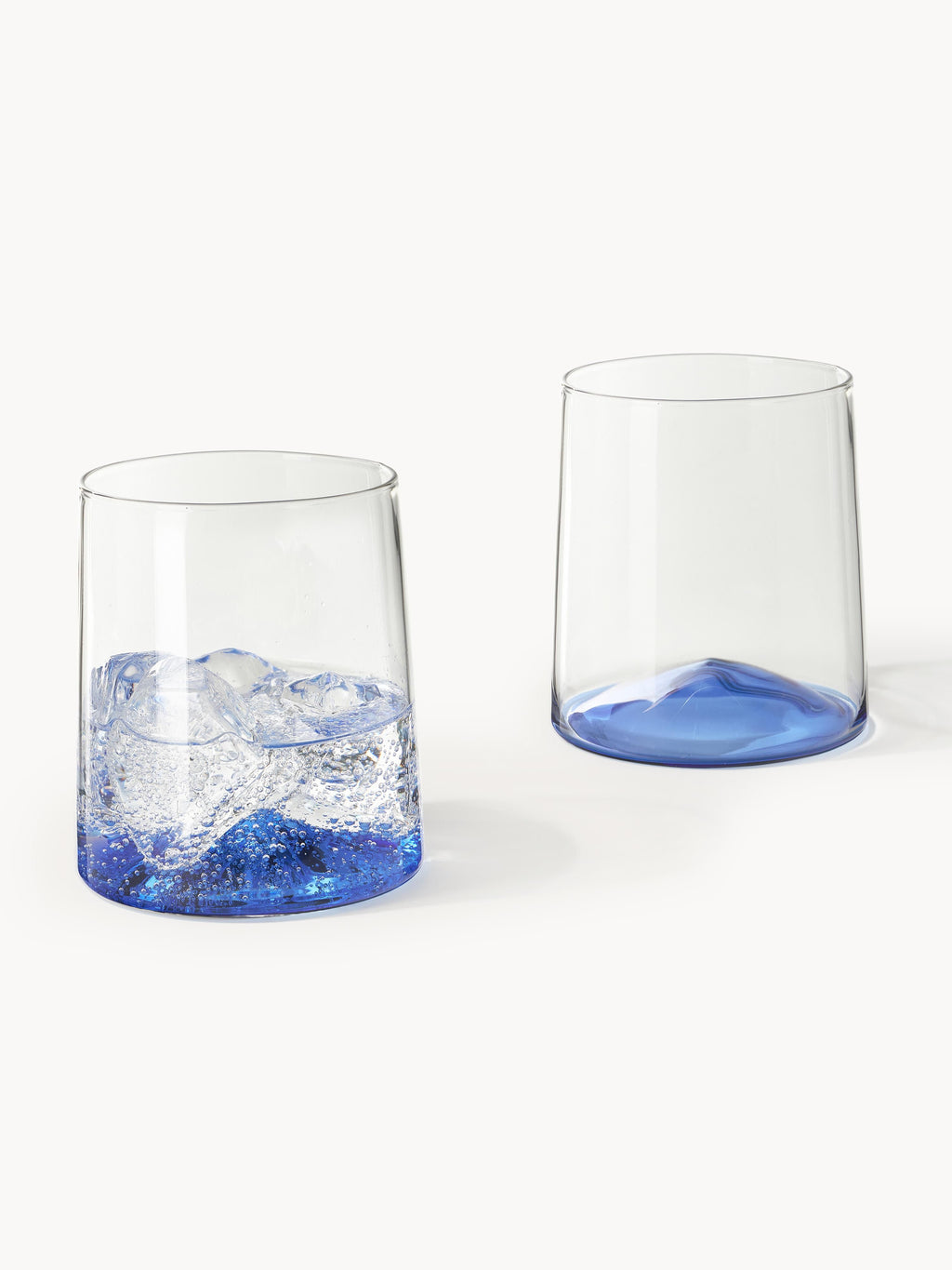 Hadley Mouth-Blown Borosilicate Tumblers, Set of 4