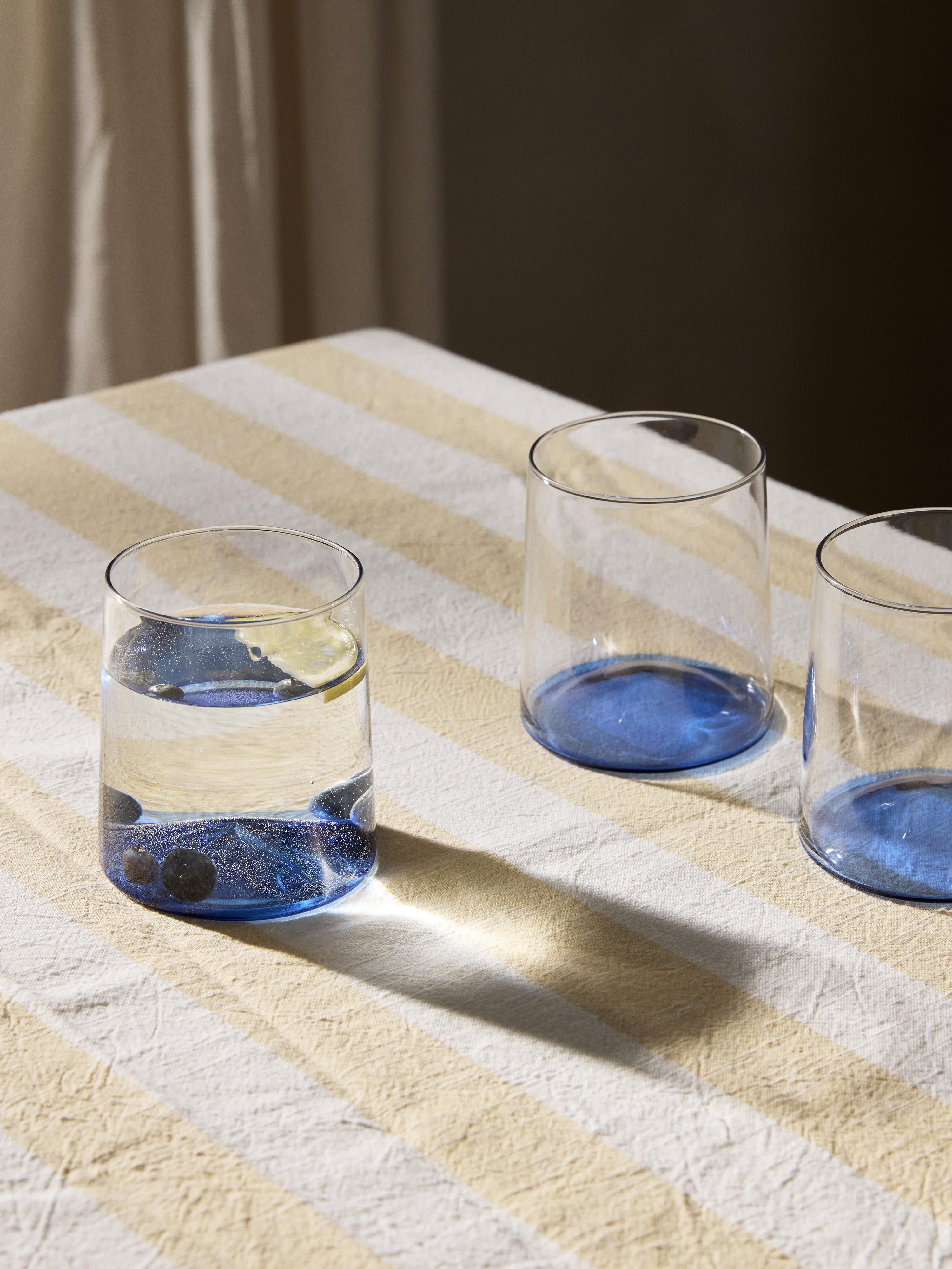 Hadley Mouth-Blown Borosilicate Tumblers, Set of 4