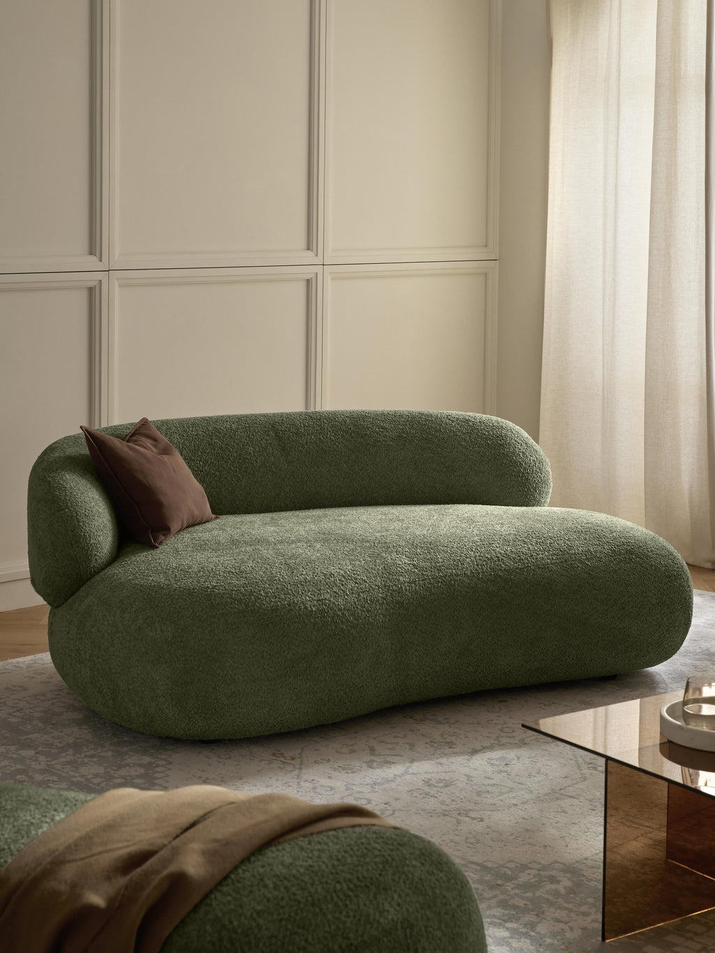 Alba Teddy Bouclé Sofa (2-seater)