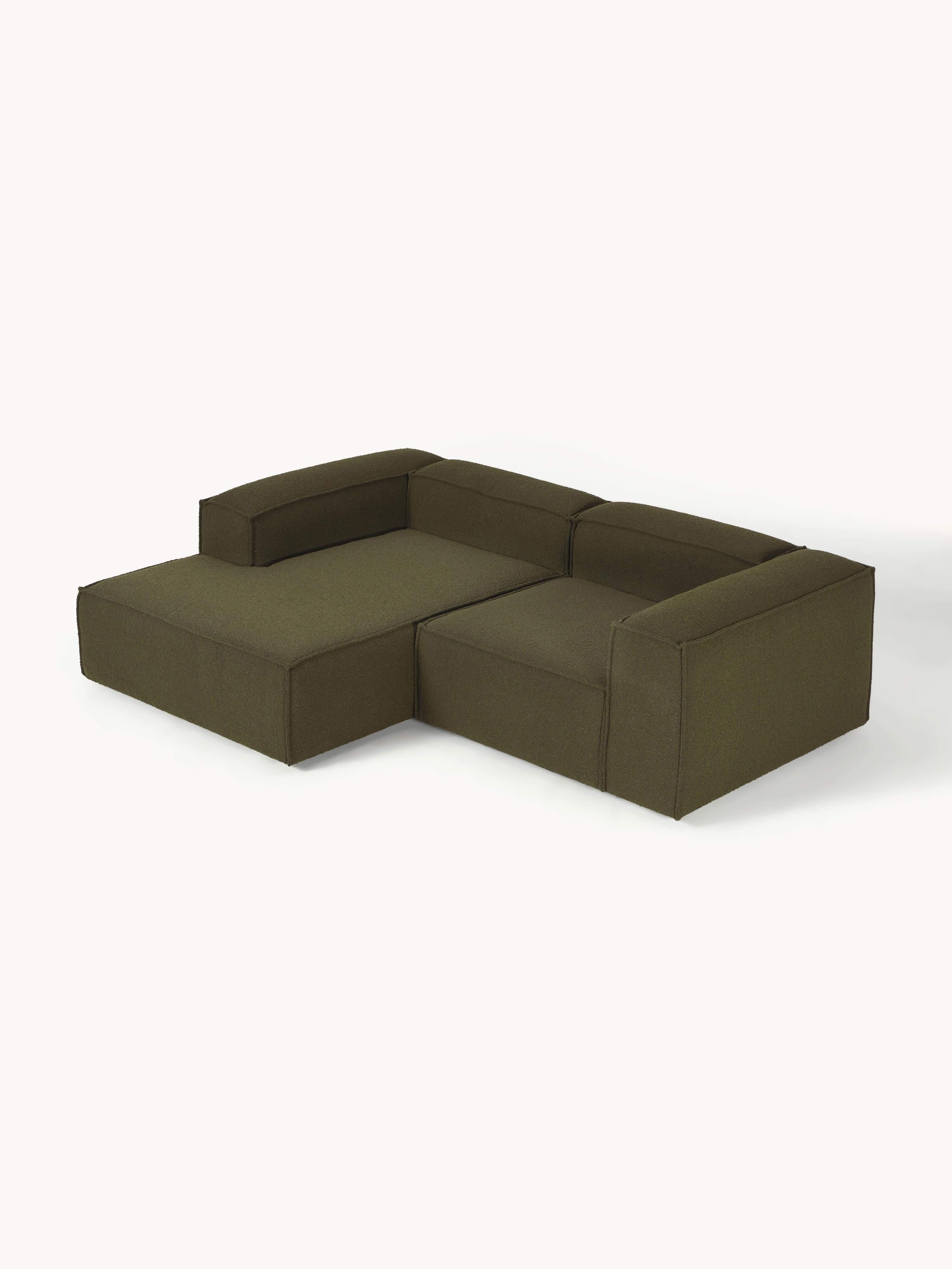 Lennon Bouclé Modular Corner Sofa (3-seater)