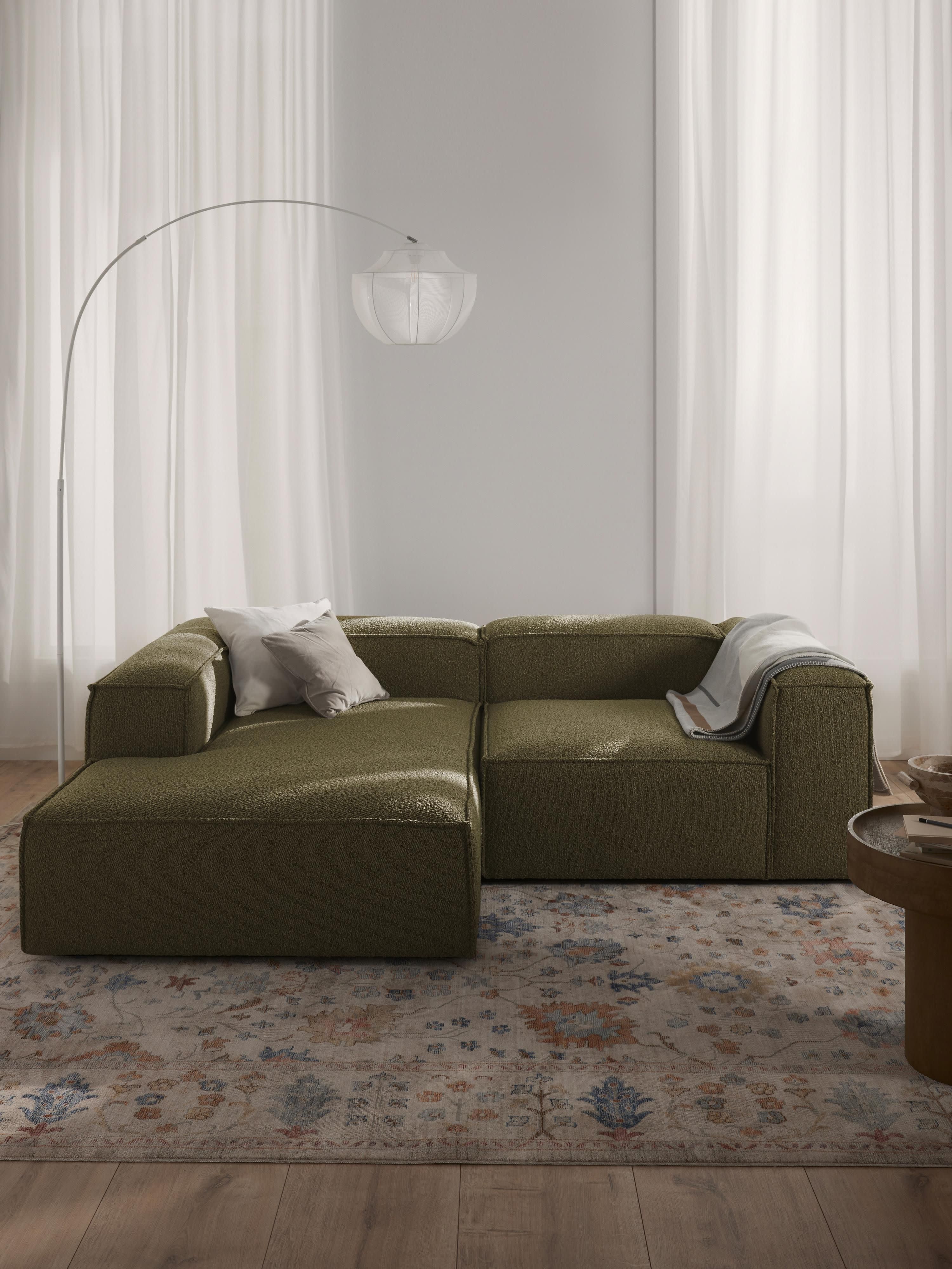 Lennon Bouclé Modular Corner Sofa (3-seater)