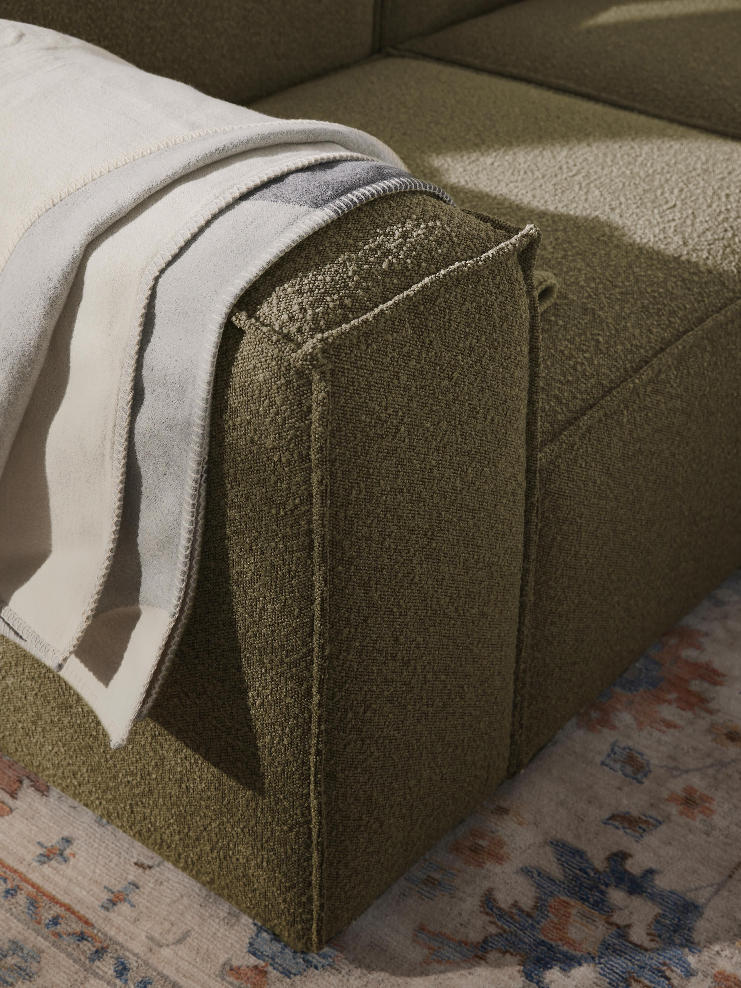 Lennon Bouclé Modular Corner Sofa (3-seater)