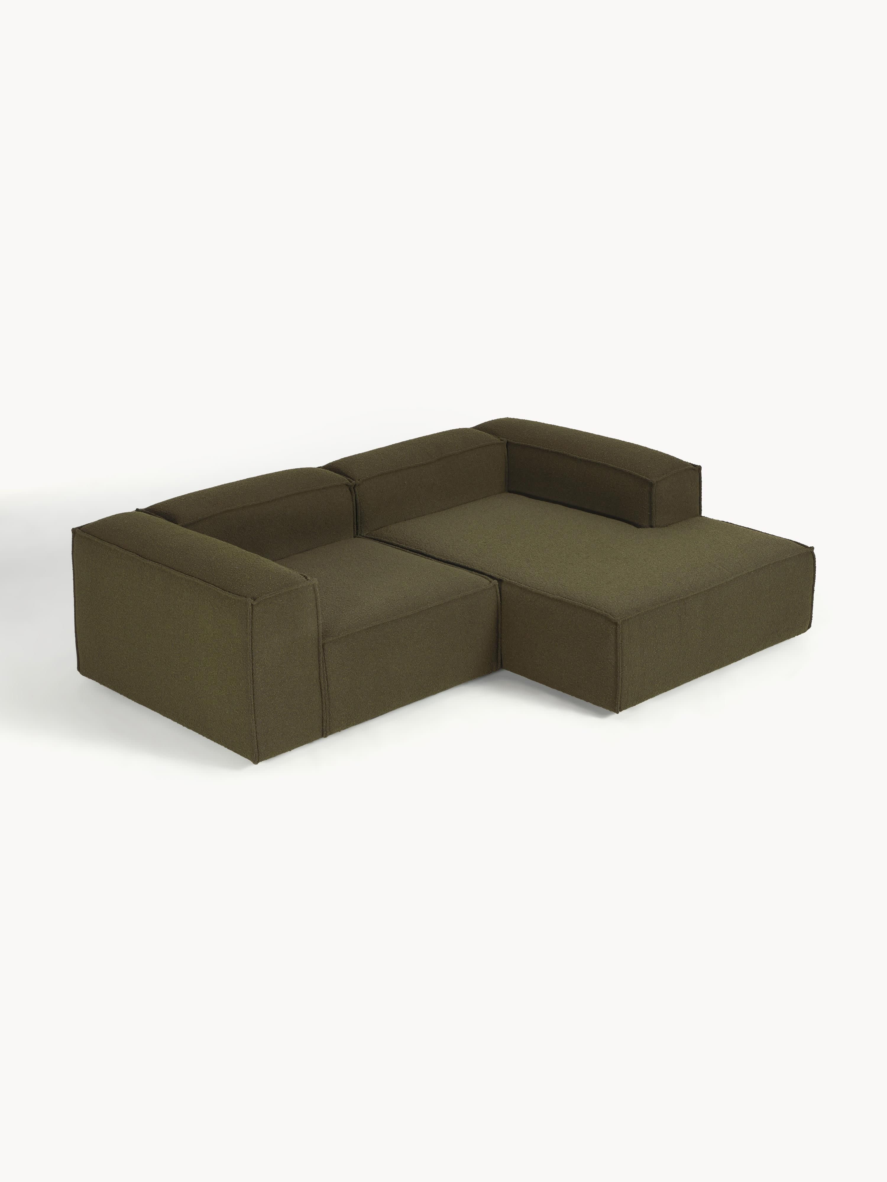 Lennon Bouclé Modular Corner Sofa (3-seater)