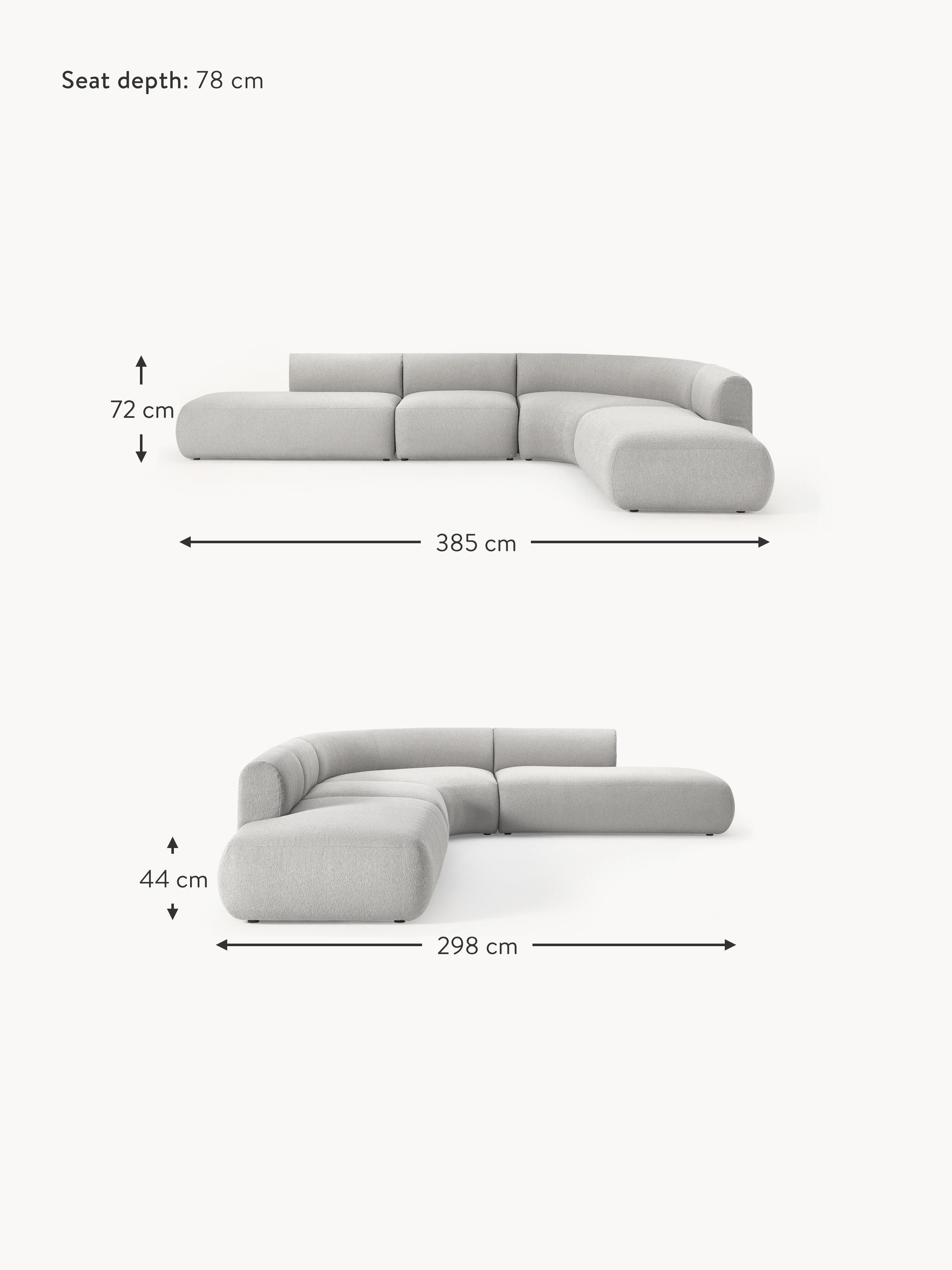 Sofia XL Modular Bouclé Corner Sofa