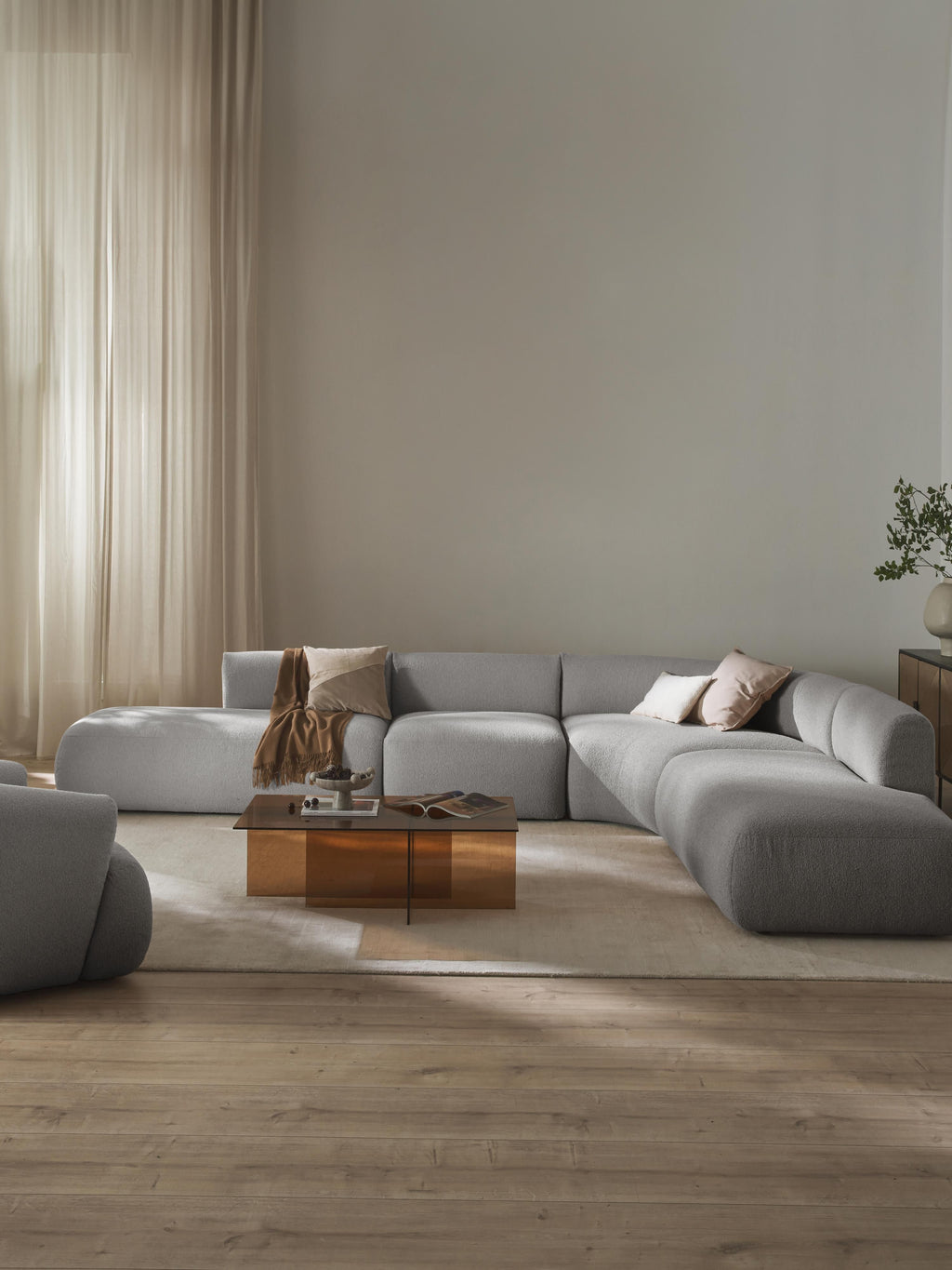 Sofia XL Modular Bouclé Corner Sofa