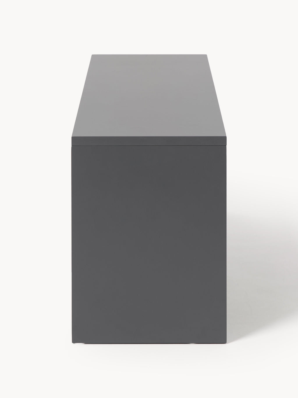 Shea Wall-Mounted Fold Out Shoe Cabinet with Ribbed Front