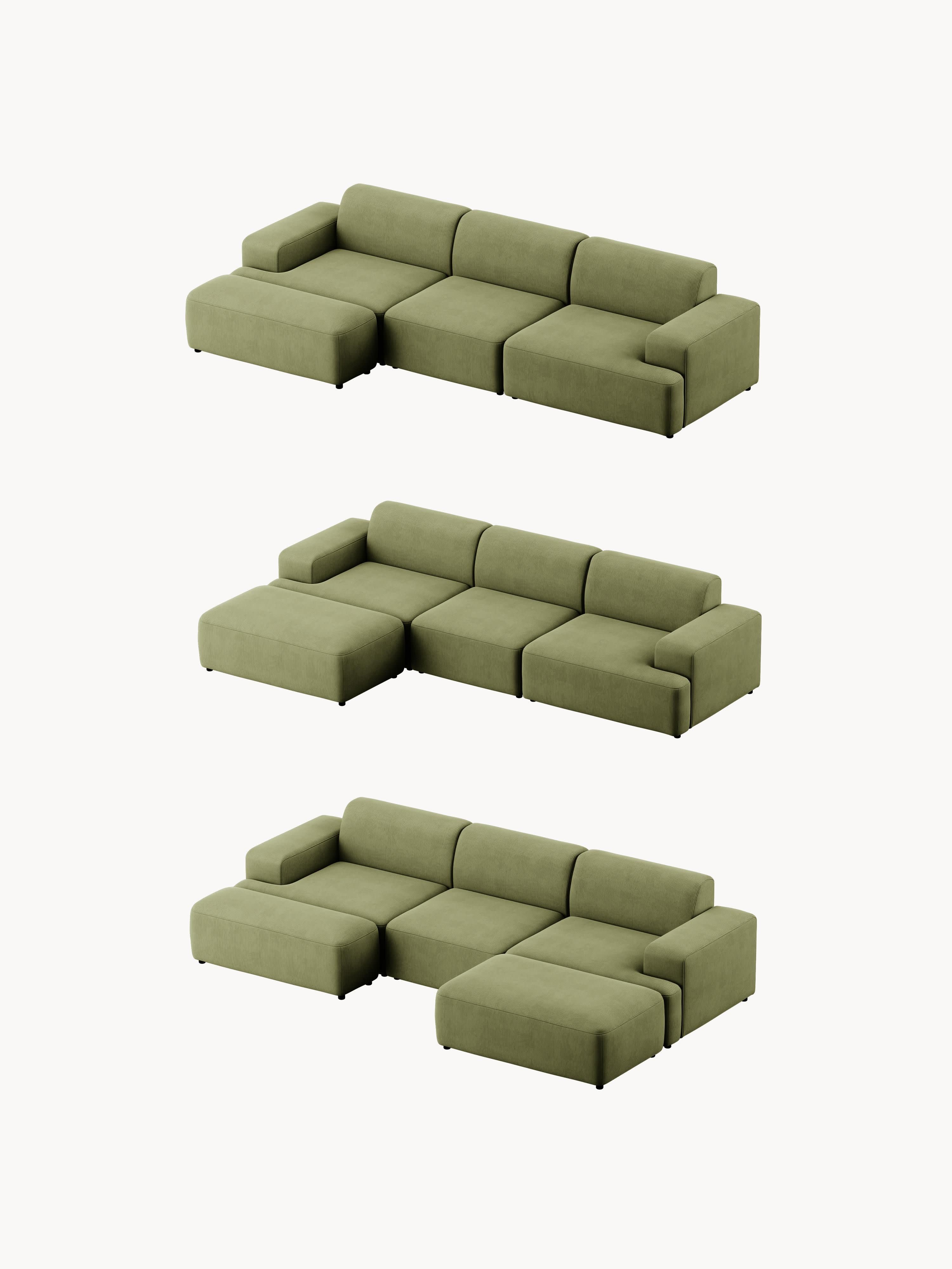 Melva Corduroy Sofa (4-seater)
