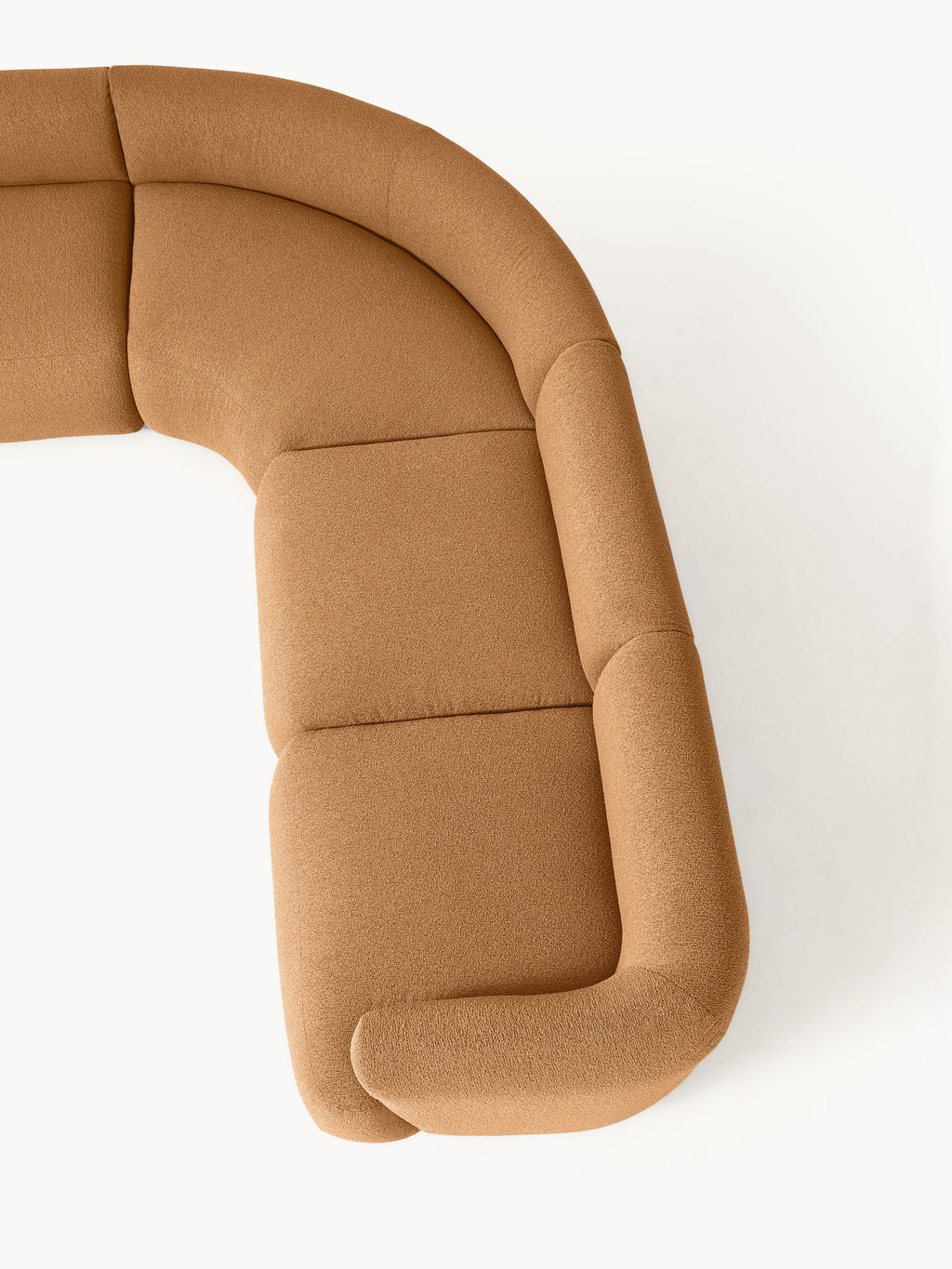 Sofia Modular Bouclé Corner Sofa (4-seater)