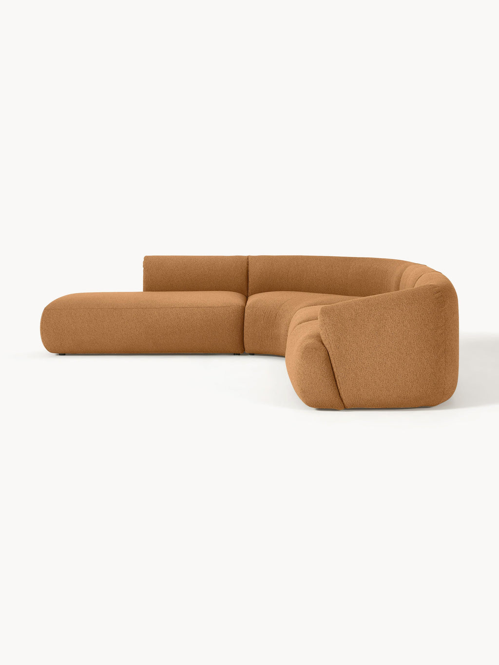 Sofia Modular Bouclé Corner Sofa (4-seater)