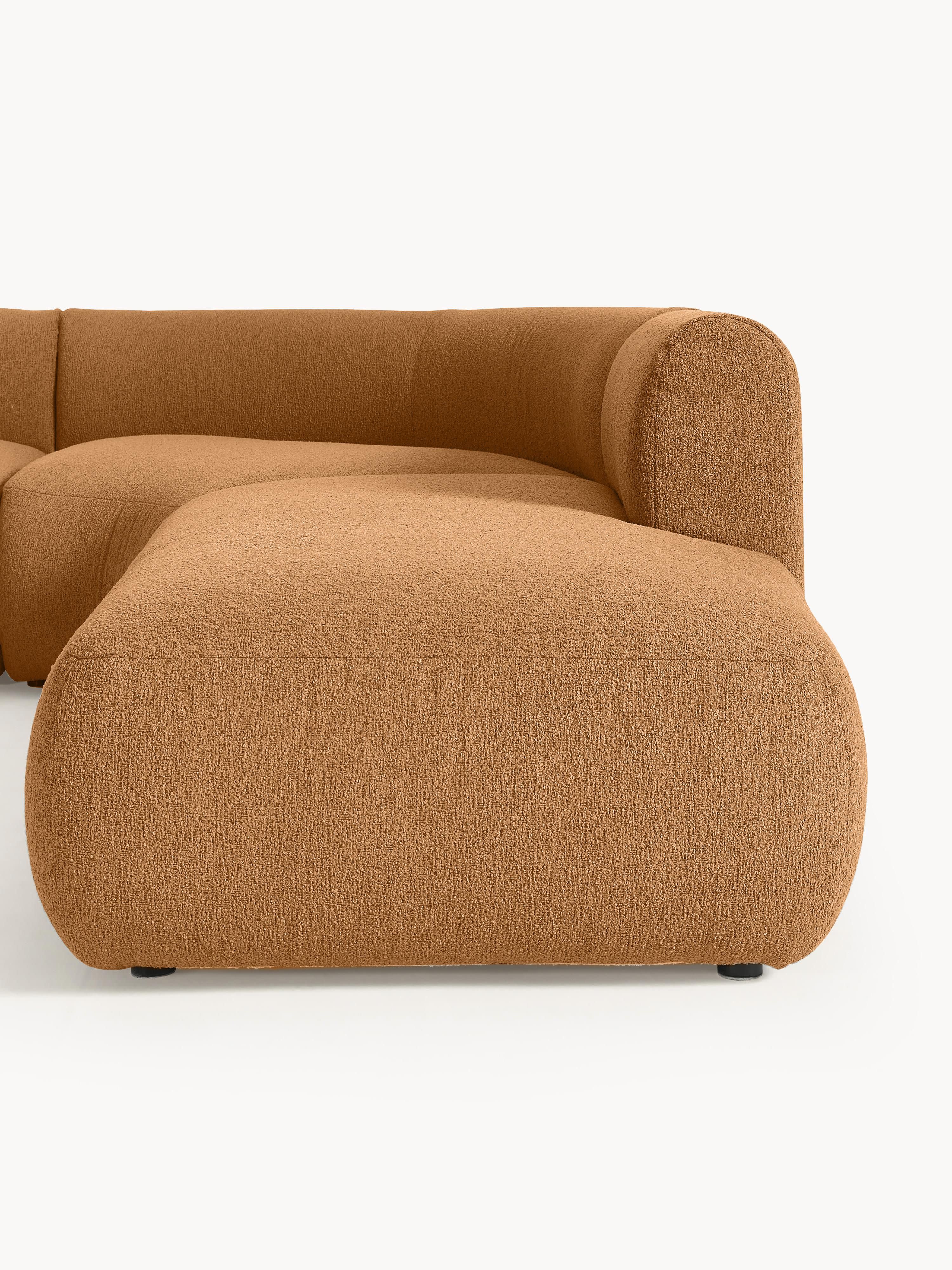 Sofia Modular Bouclé Corner Sofa (4-seater)
