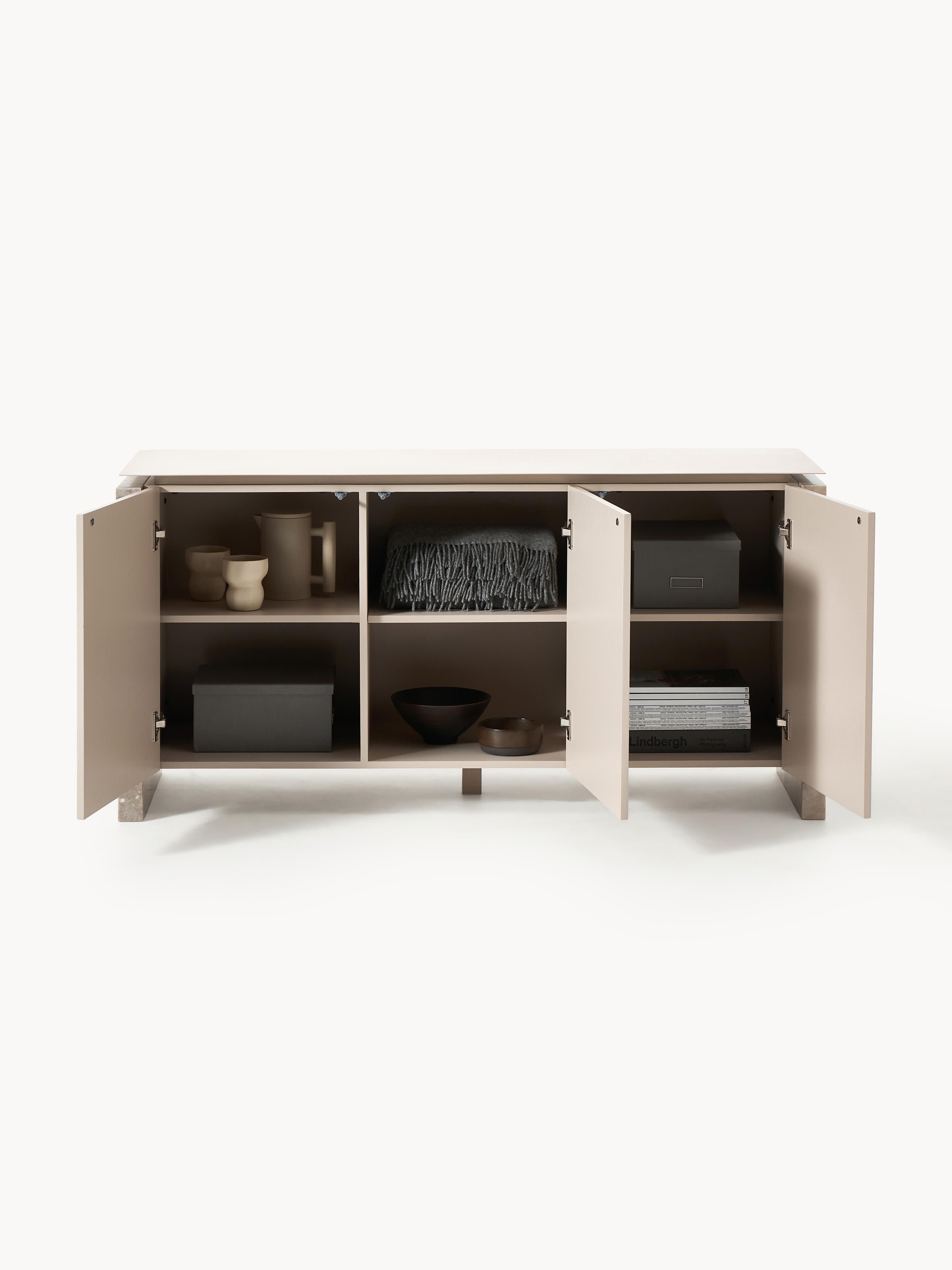 Bruce Marble and Metal Sideboard