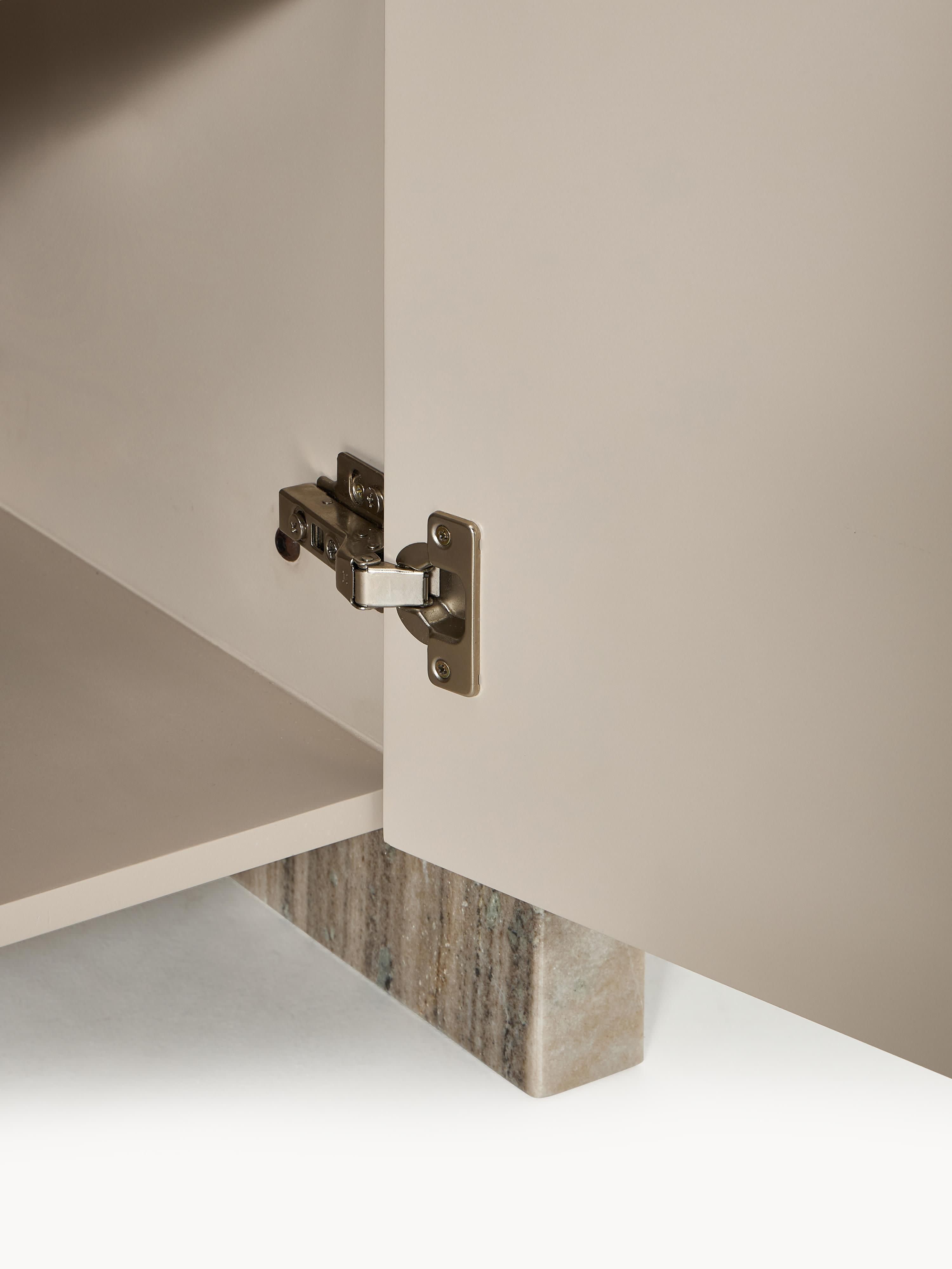Bruce Marble and Metal Sideboard