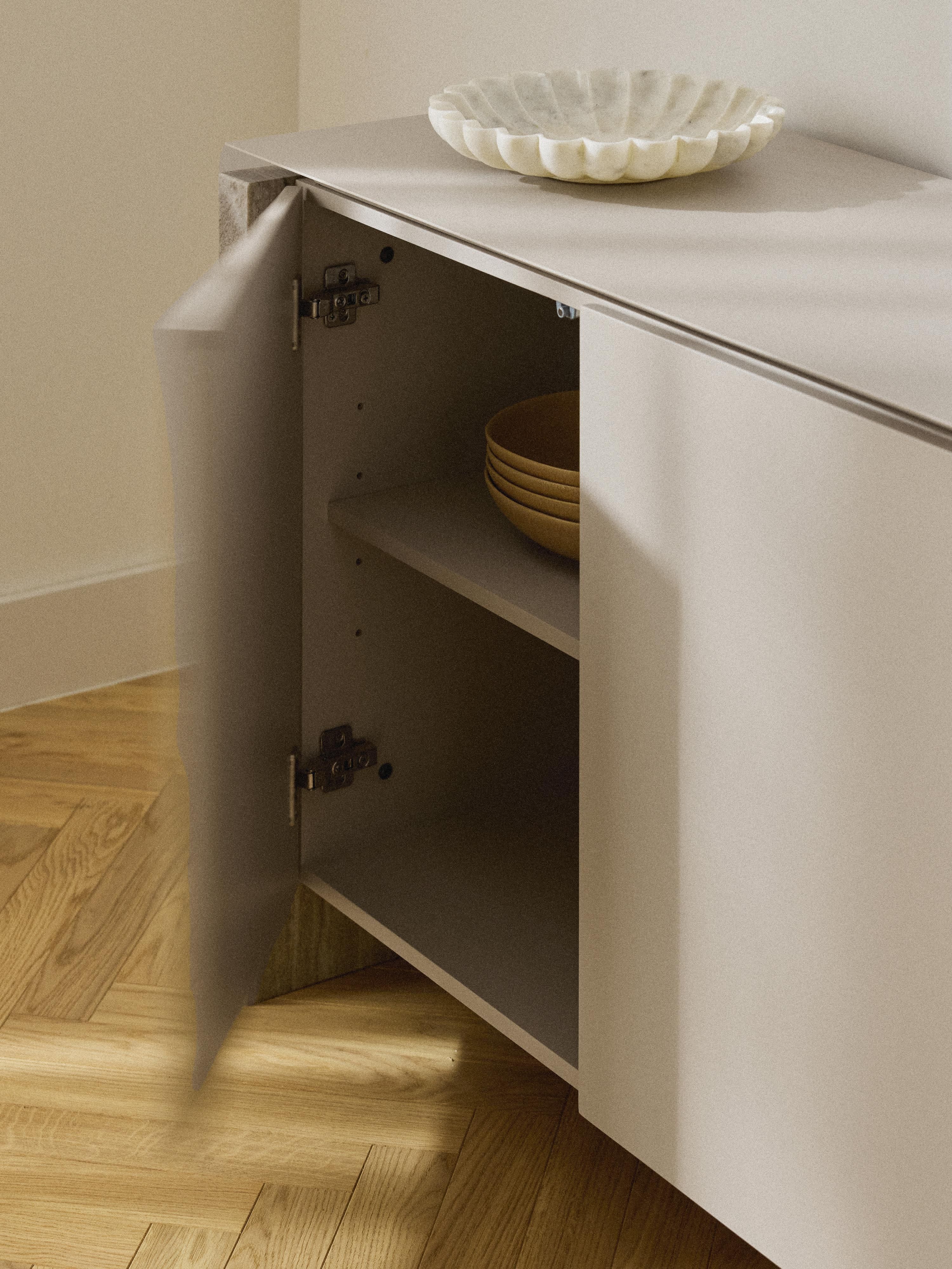 Bruce Marble and Metal Sideboard