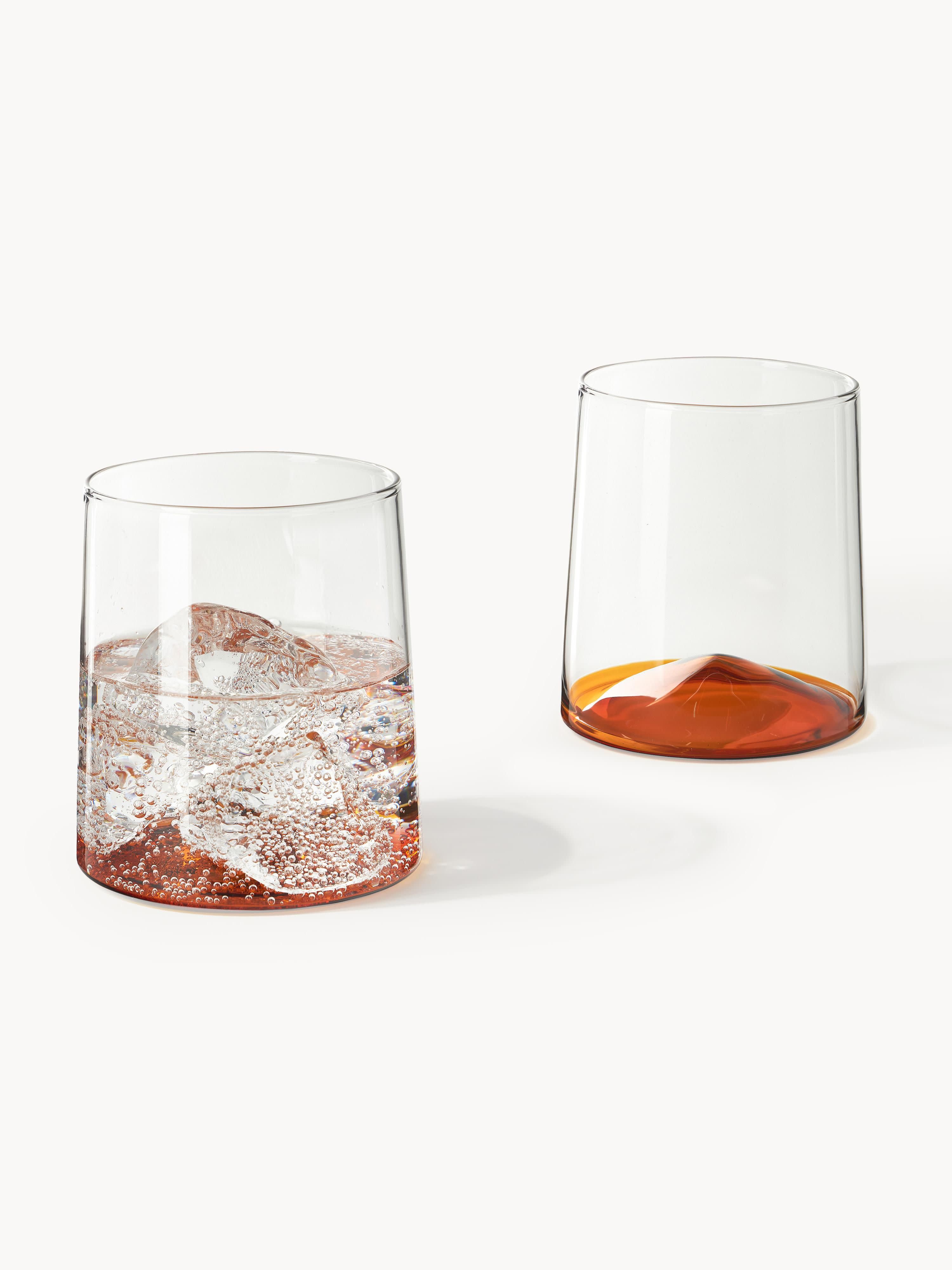 Hadley Mouth-Blown Borosilicate Tumblers, Set of 4