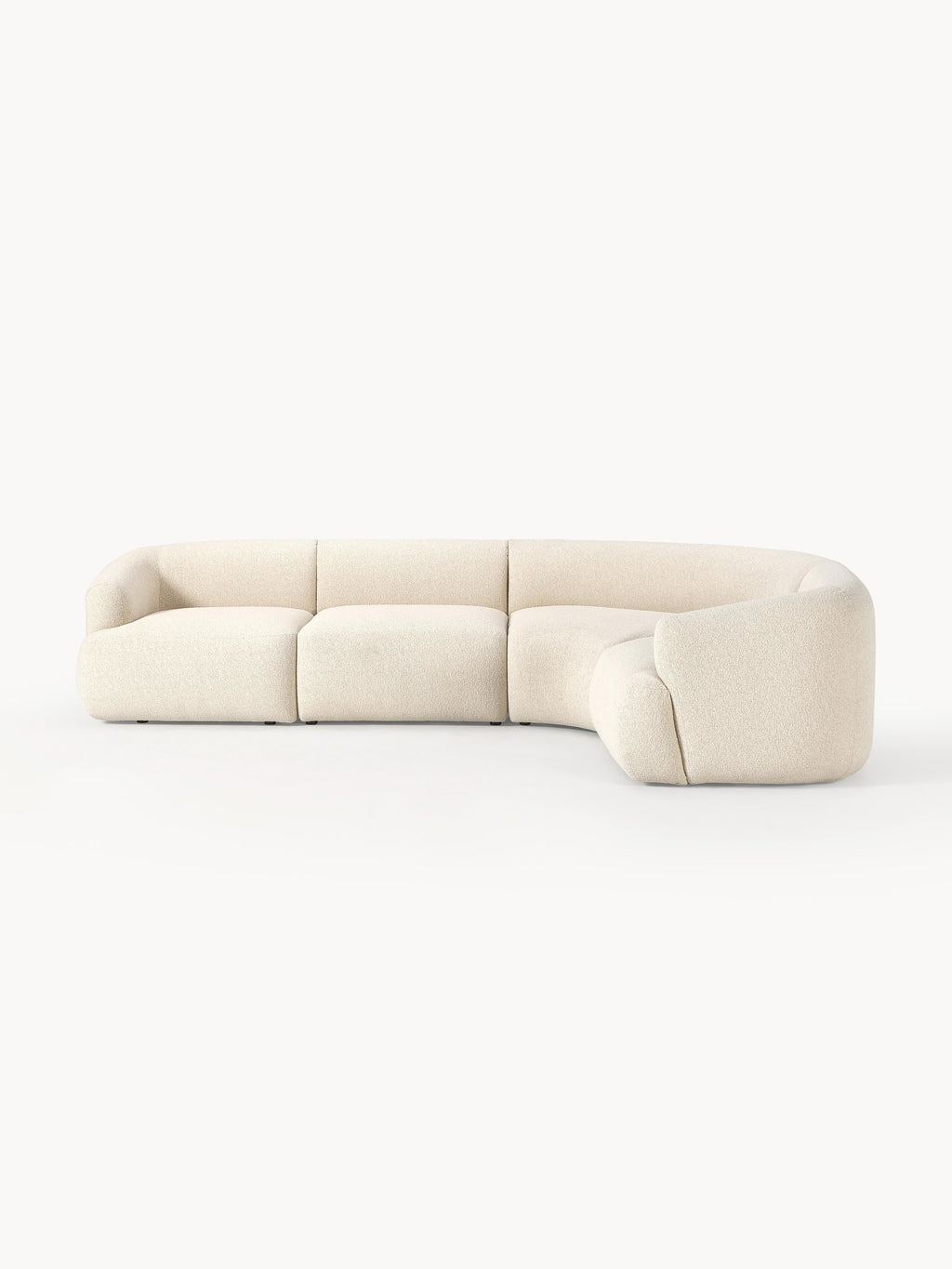 Gallery image 1 - Modular Bouclé Corner Sofa Sofia (4-seater)