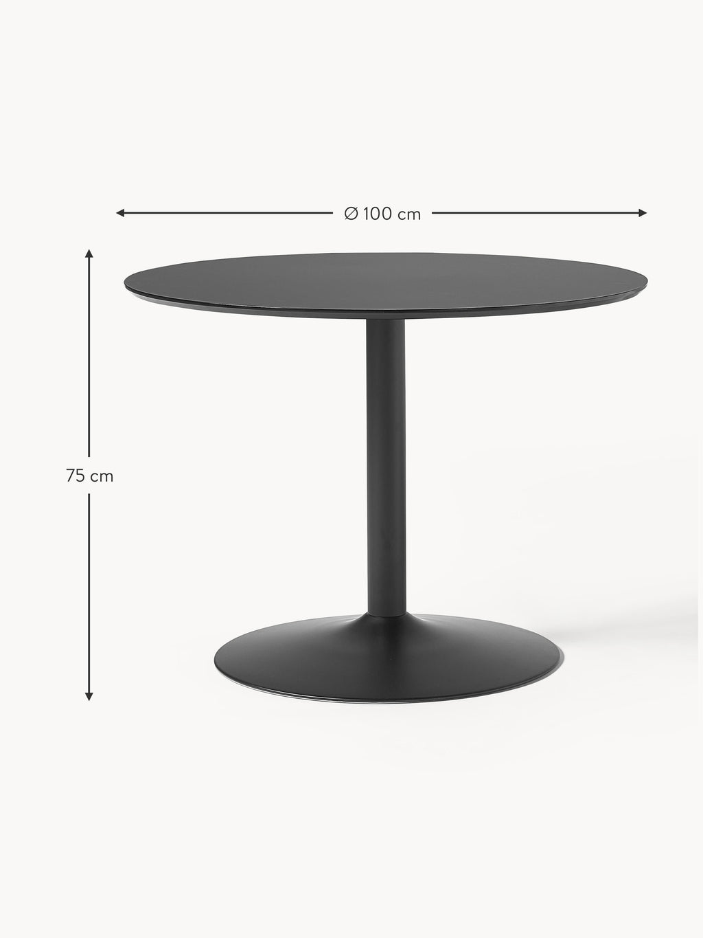 Menorca Round Dining Table, in various sizes