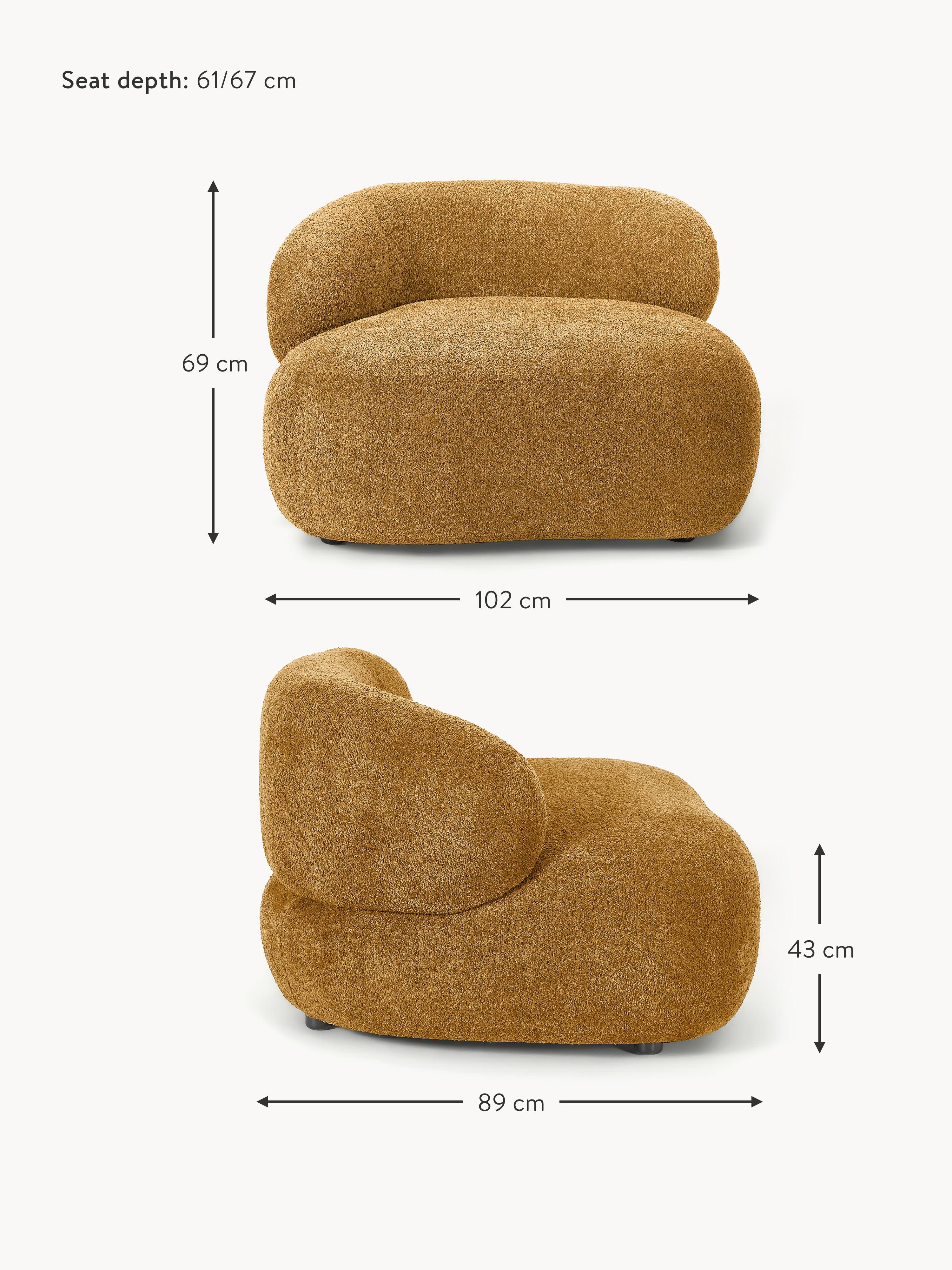 Alba Teddy Bouclé Lounge Chair