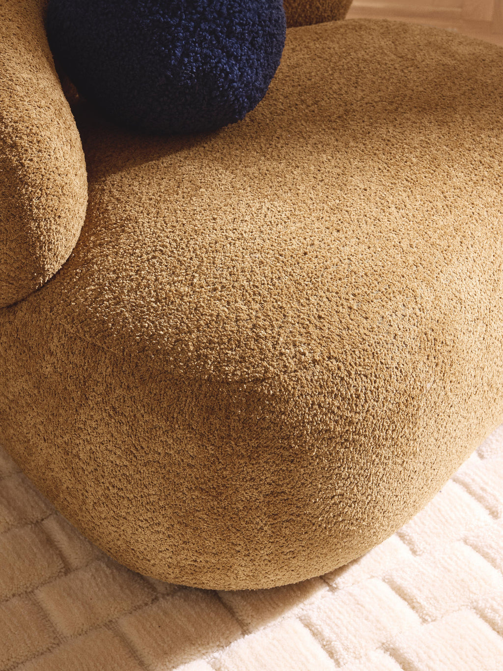 Alba Teddy Bouclé Lounge Chair