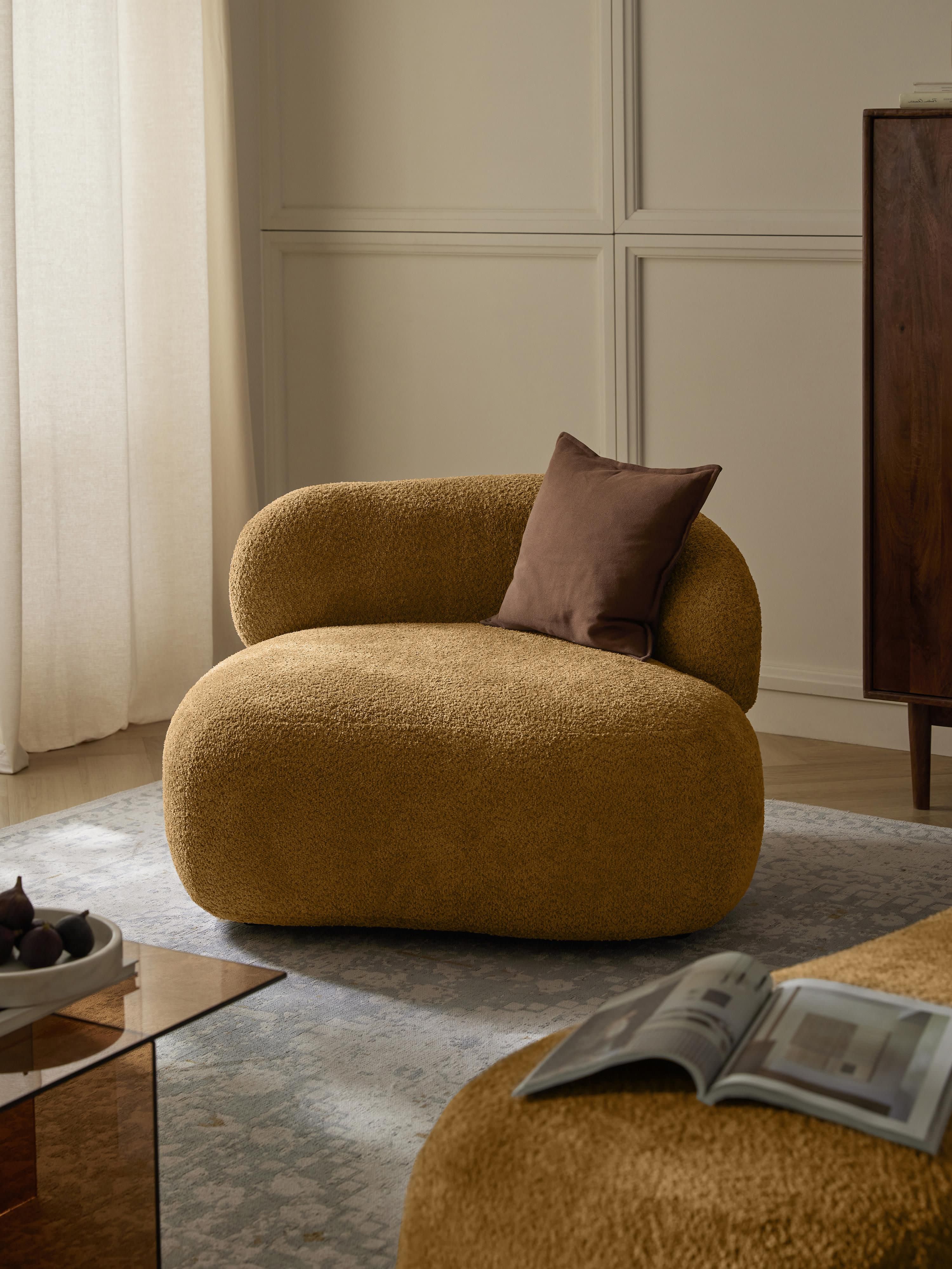 Alba Teddy Bouclé Lounge Chair