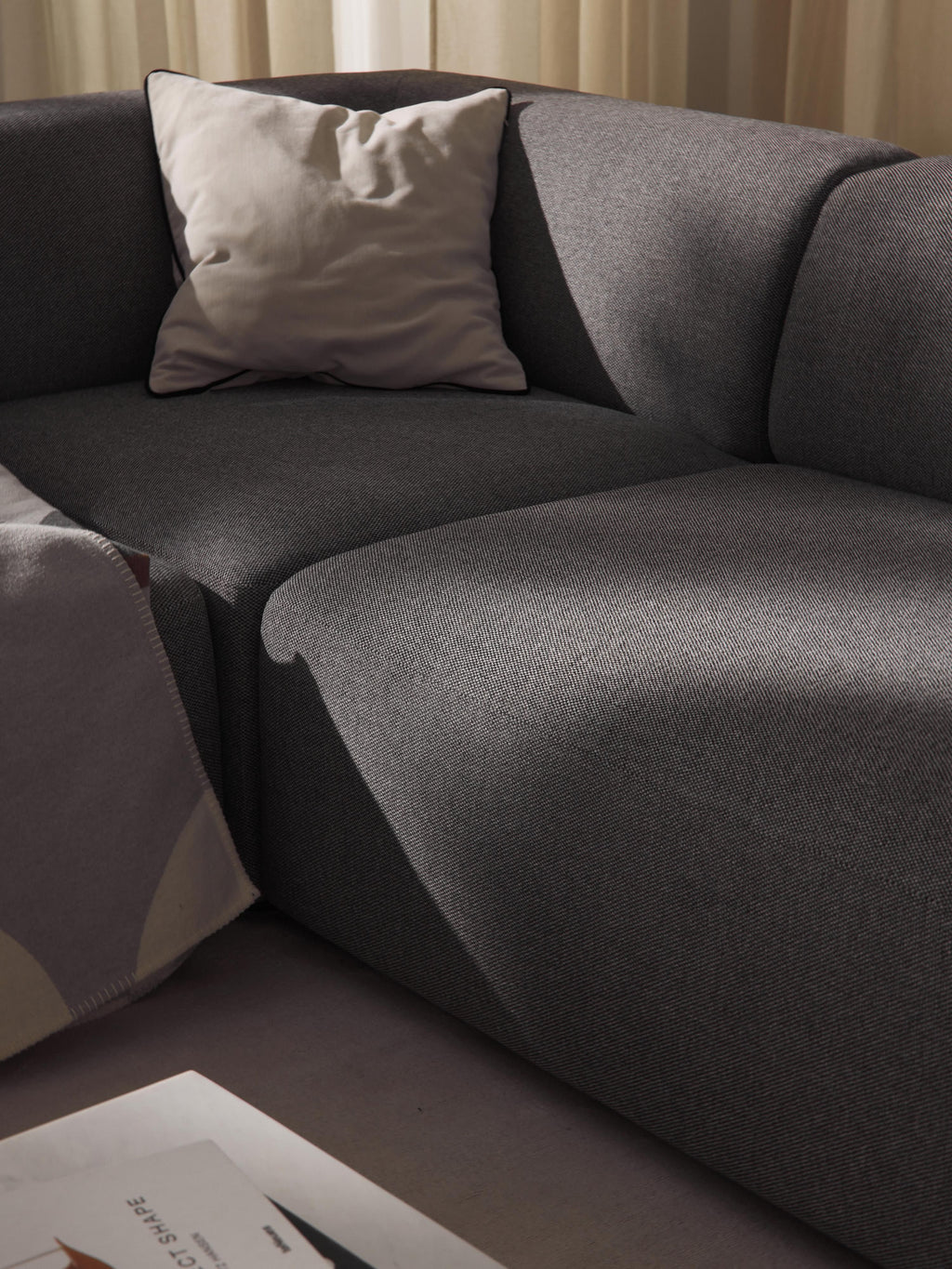 Melva Large Corner Sofa (4-seater)