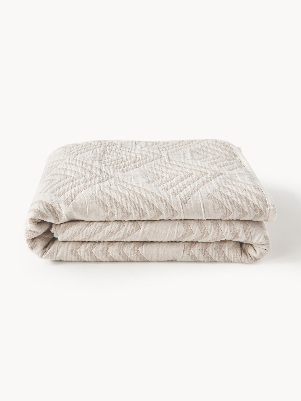 Milano Jacquard Bedspread with Graphic Pattern