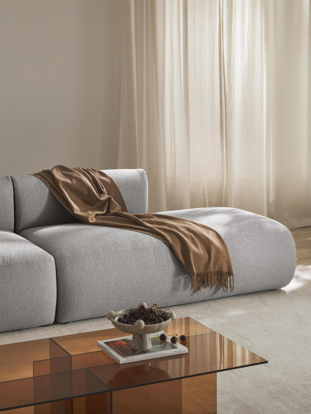 Sofia Bouclé Chaise Module