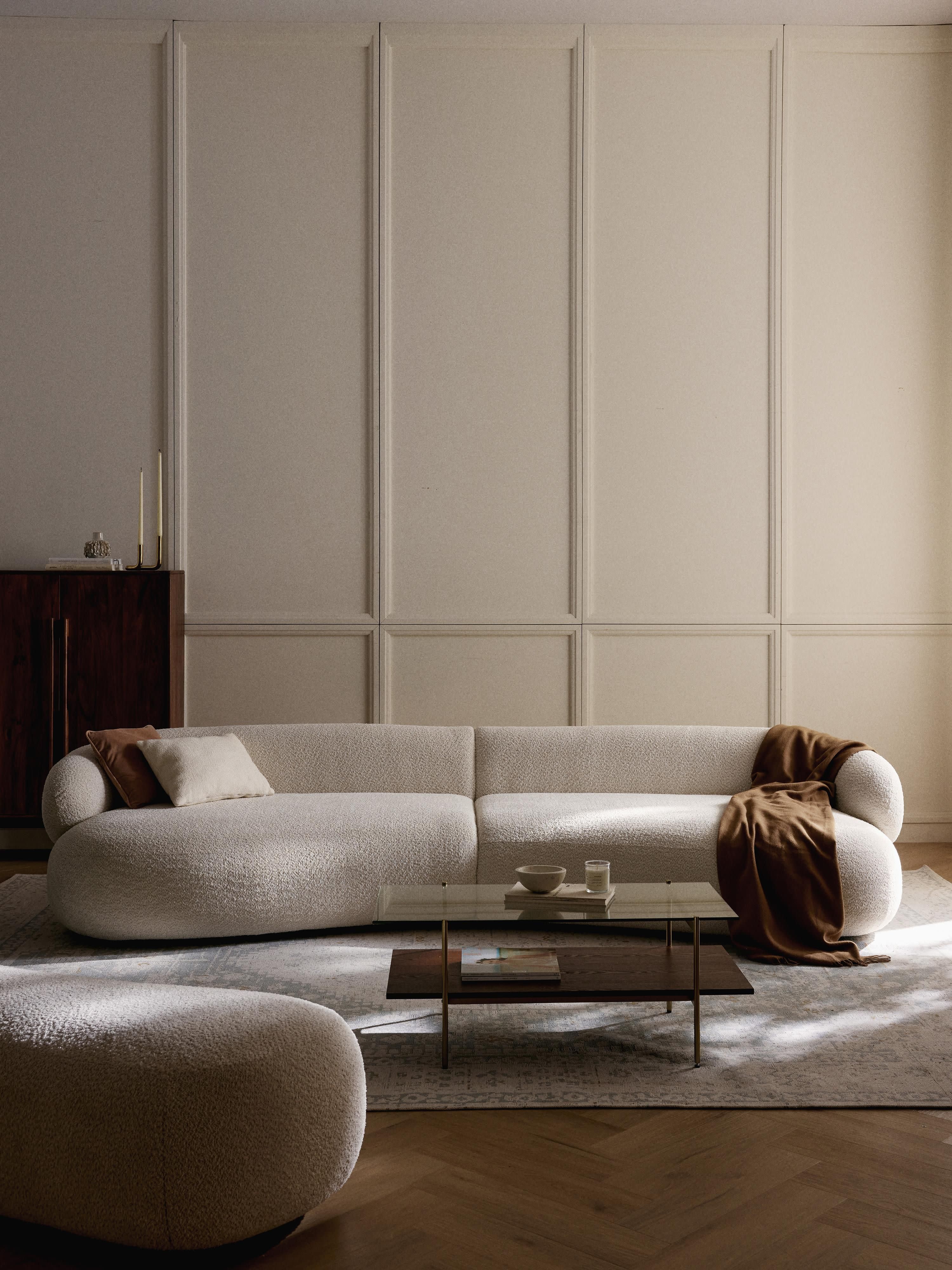 Alba Teddy Bouclé Sofa (4-seater)