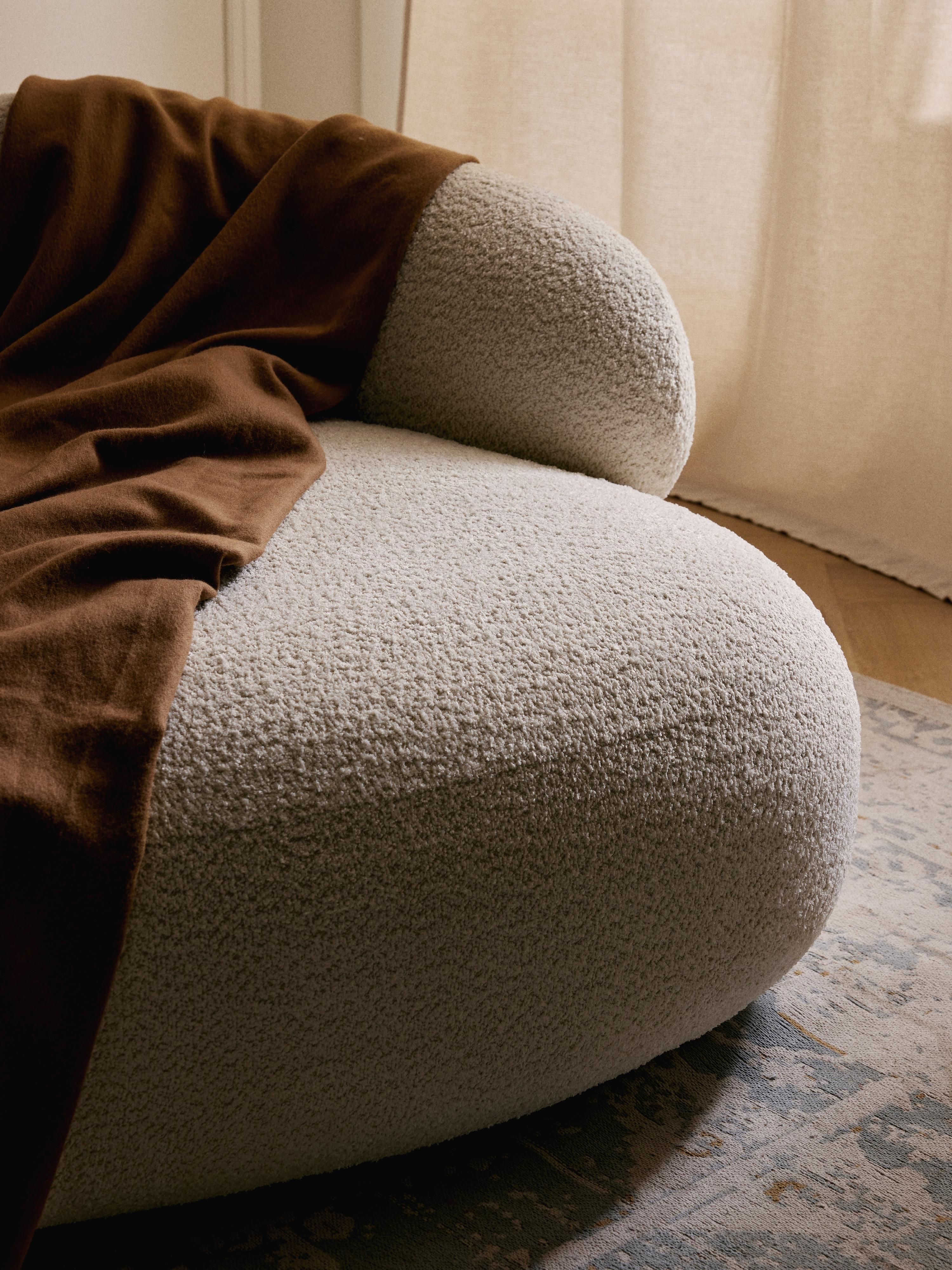 Alba Teddy Bouclé Sofa (4-seater)