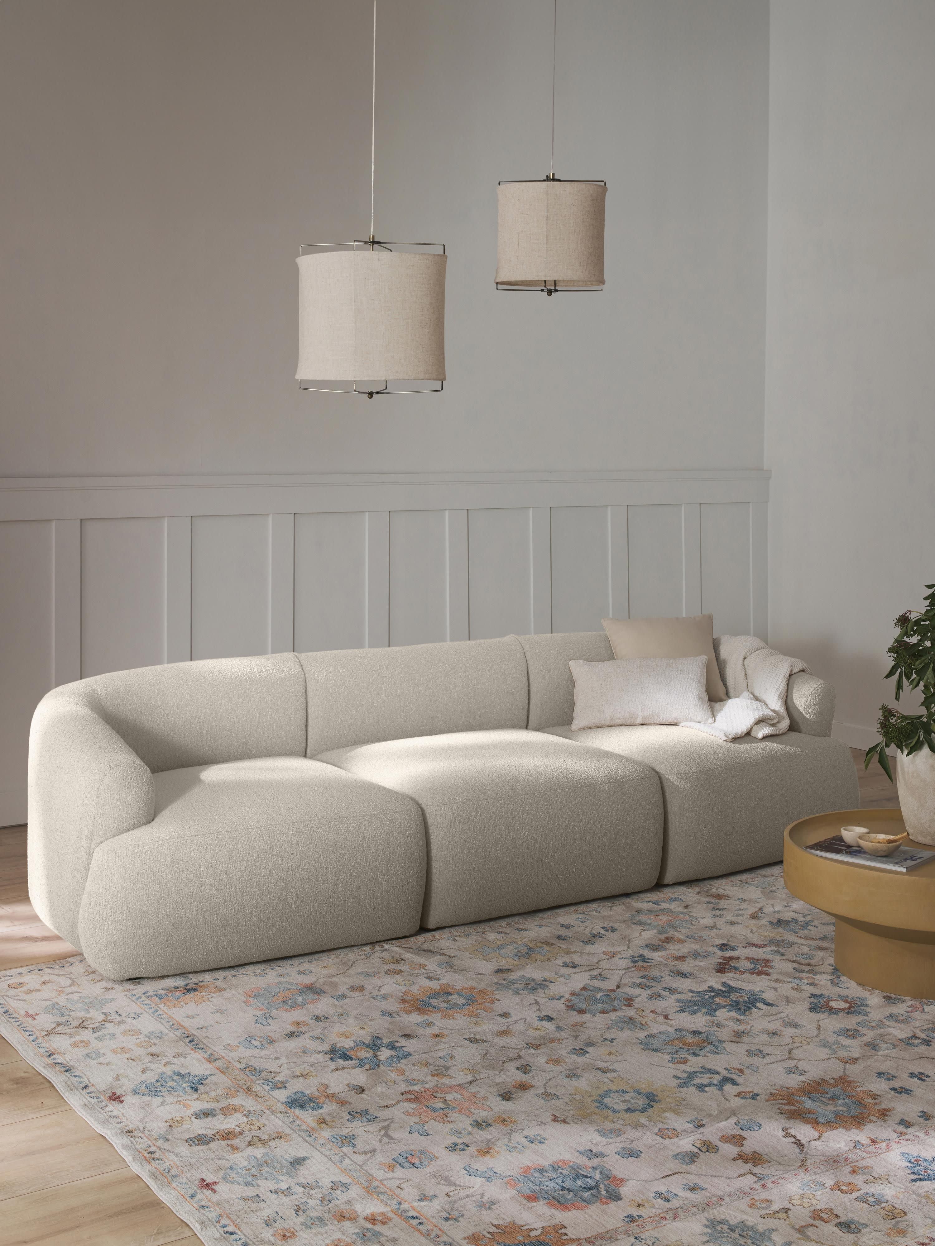Sofia Modular Bouclé Sofa (4-seater)