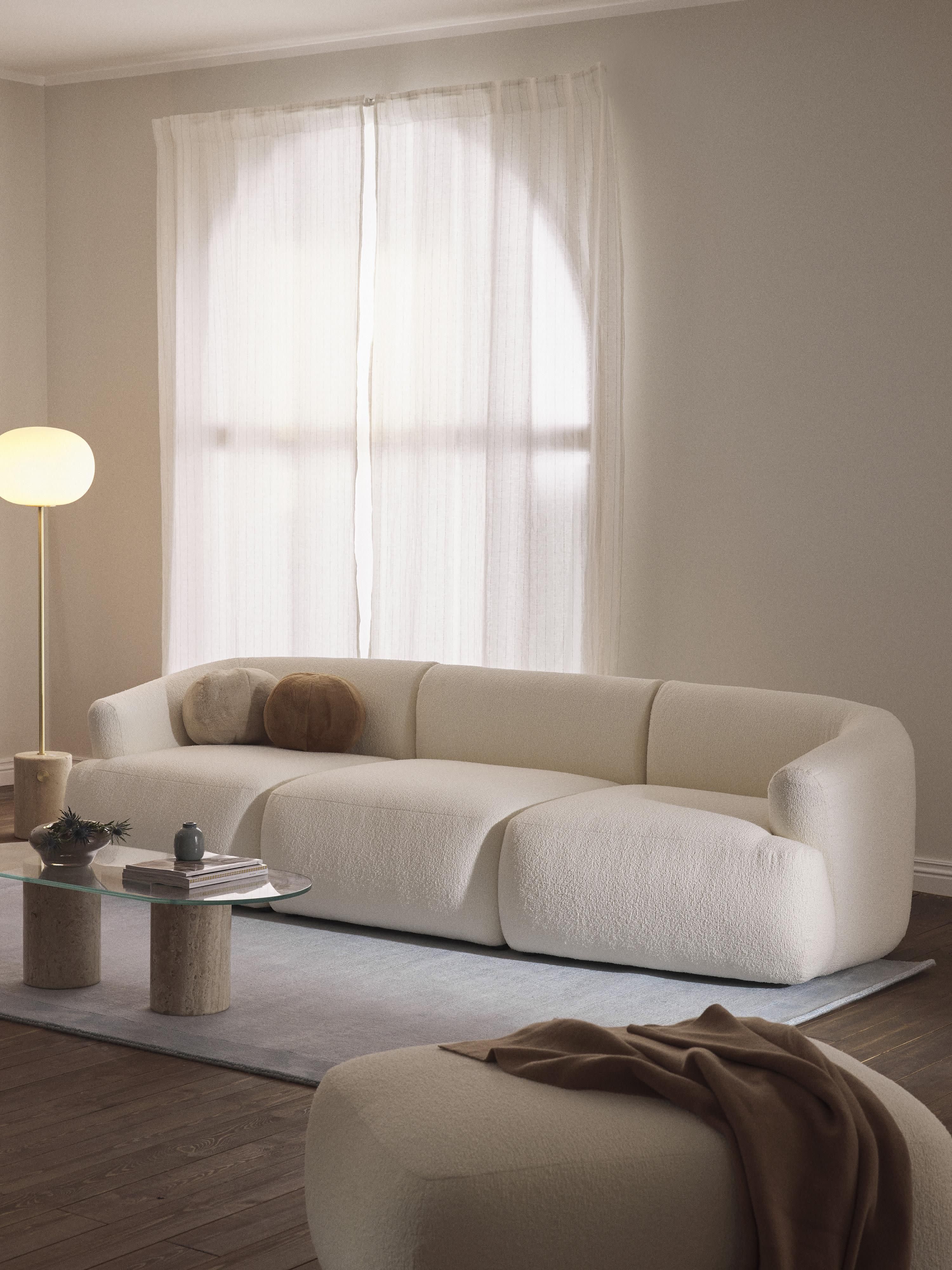 Sofia Modular Bouclé Sofa (4-seater)
