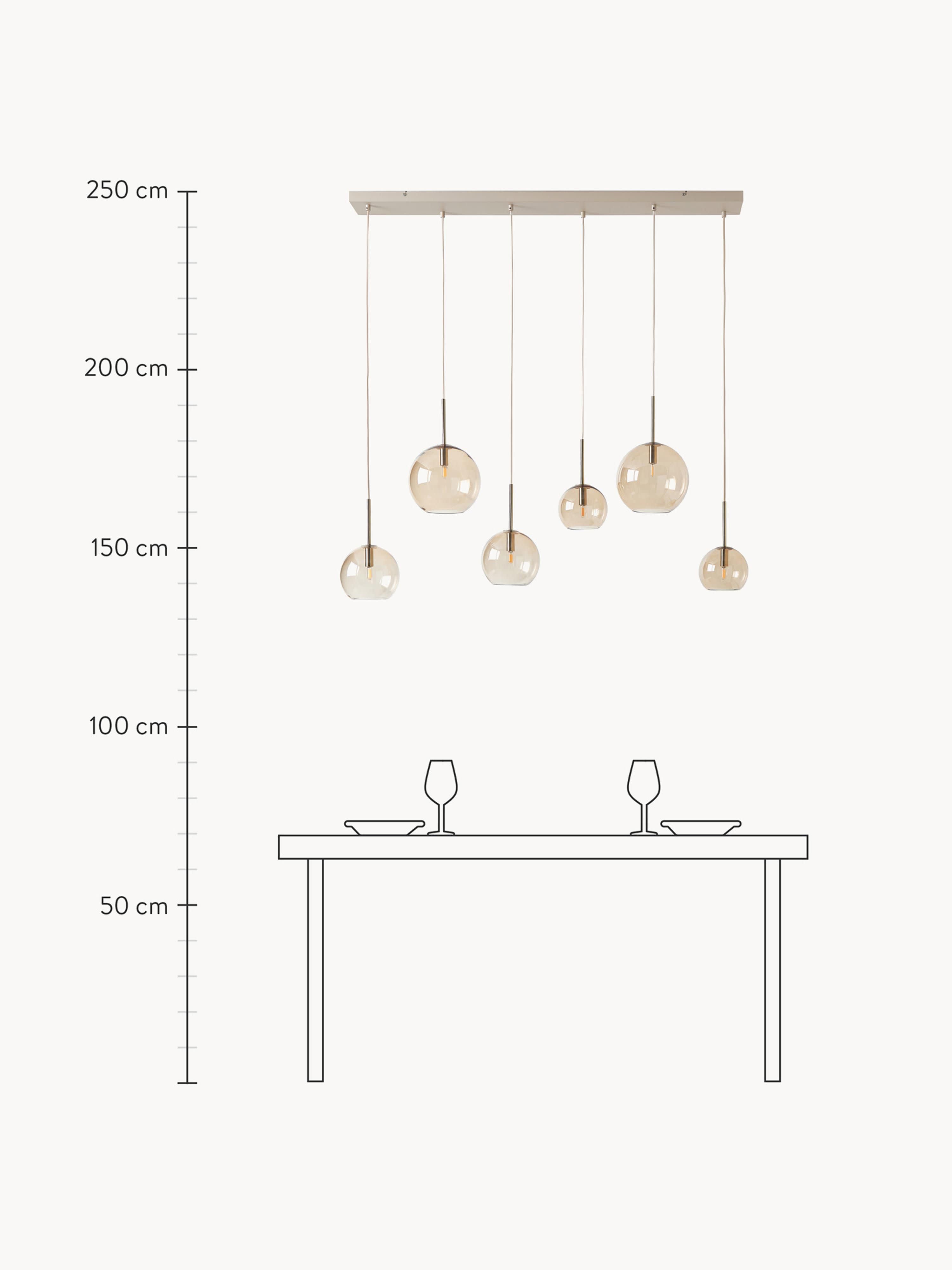 Raquel Large Glass Ball Pendant Light
