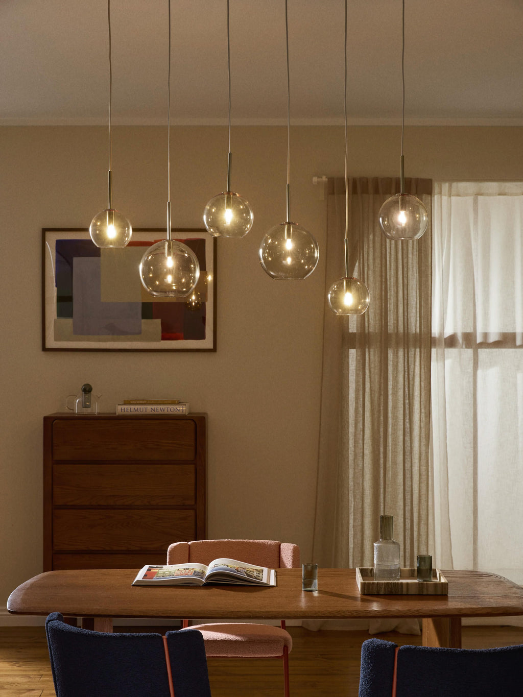 Raquel Large Glass Ball Pendant Light