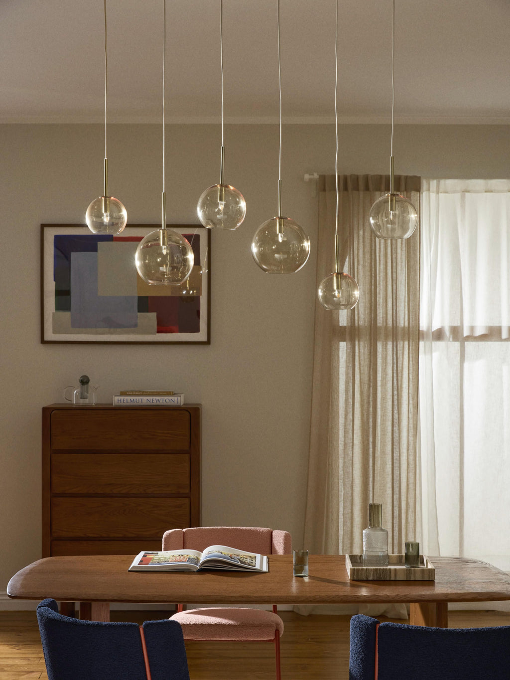 Raquel Large Glass Ball Pendant Light