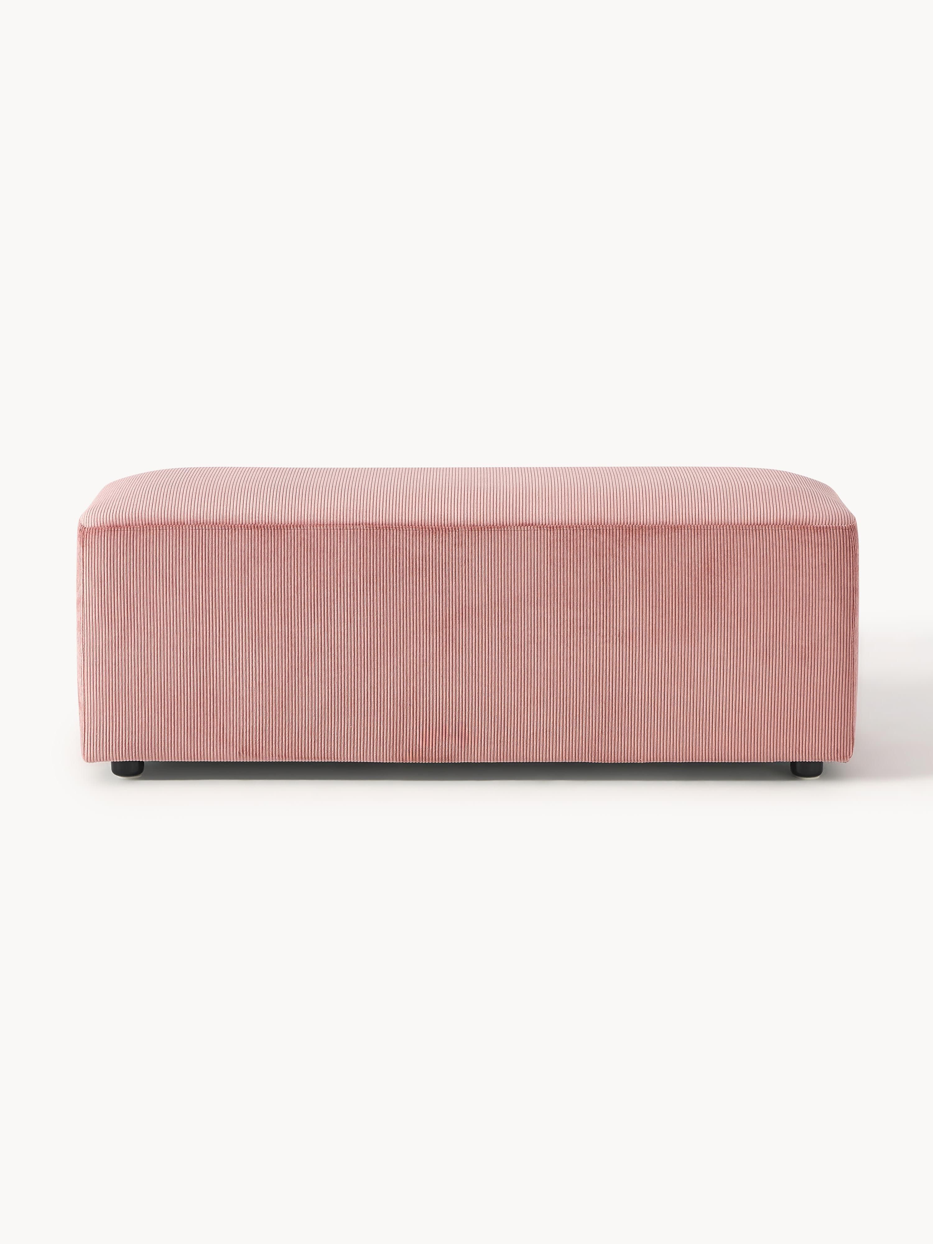 Melva XL Corduroy Ottoman, W 116 x D 42 cm